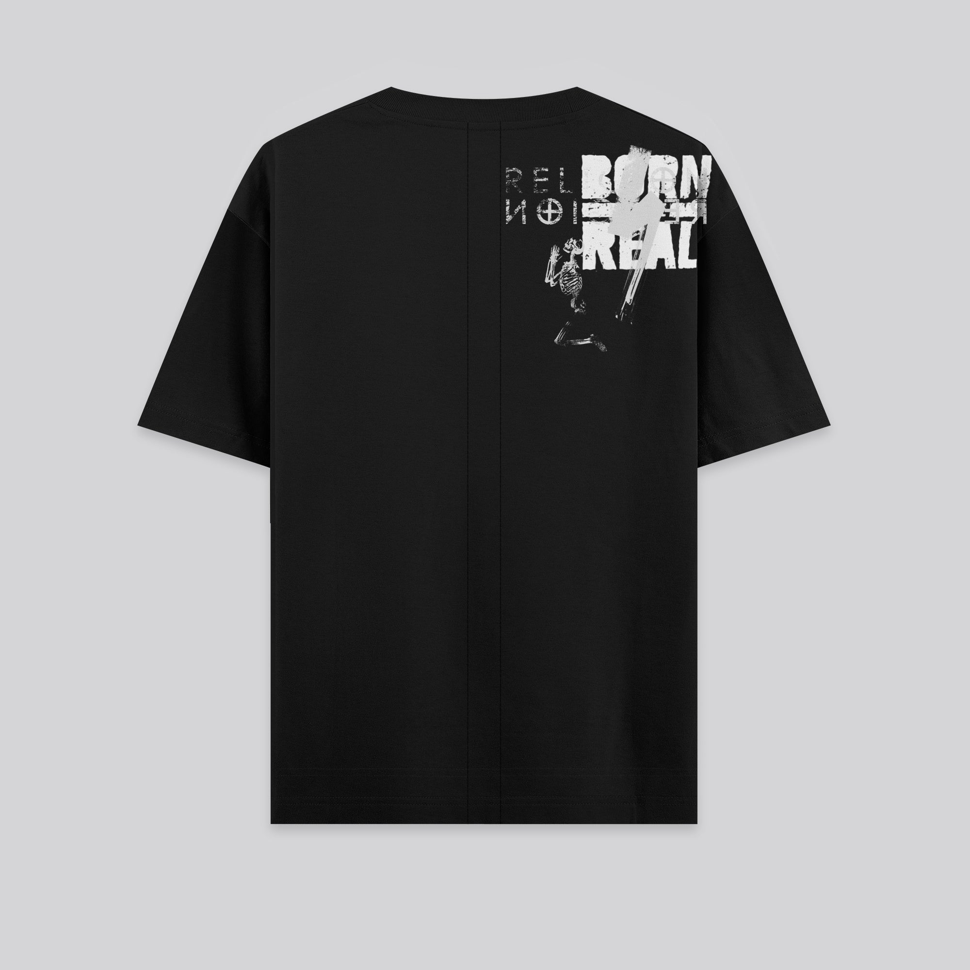 MONTAGE COLOUR T-SHIRT BLACK