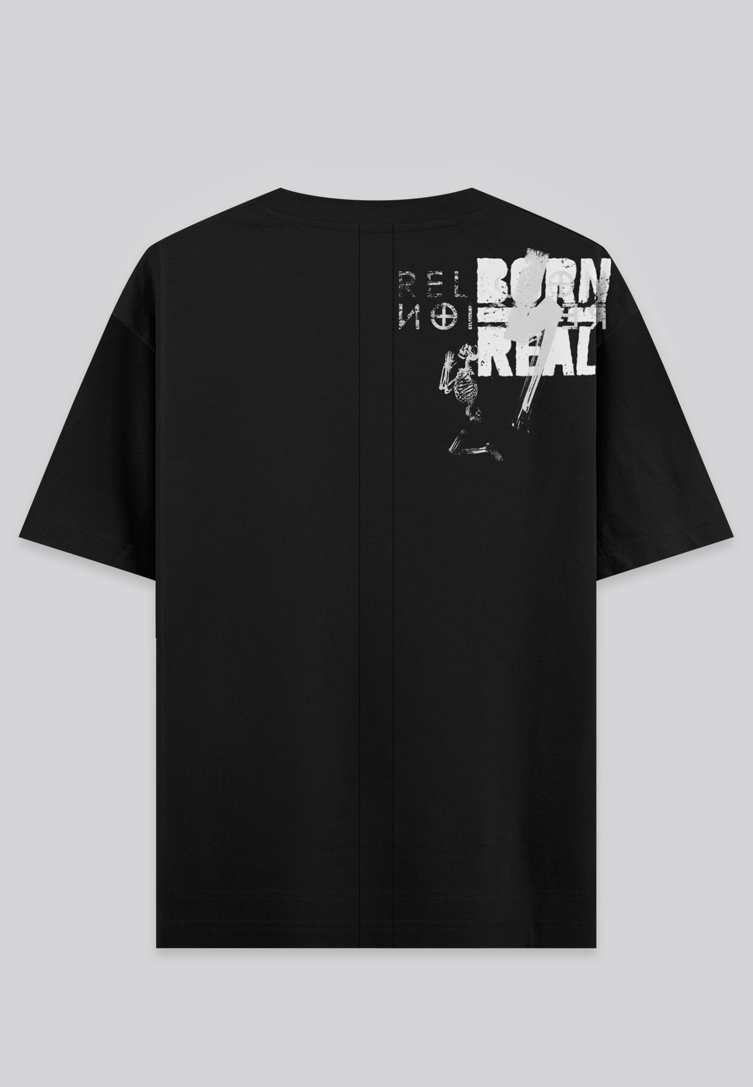 MONTAGE COLOUR T-SHIRT BLACK