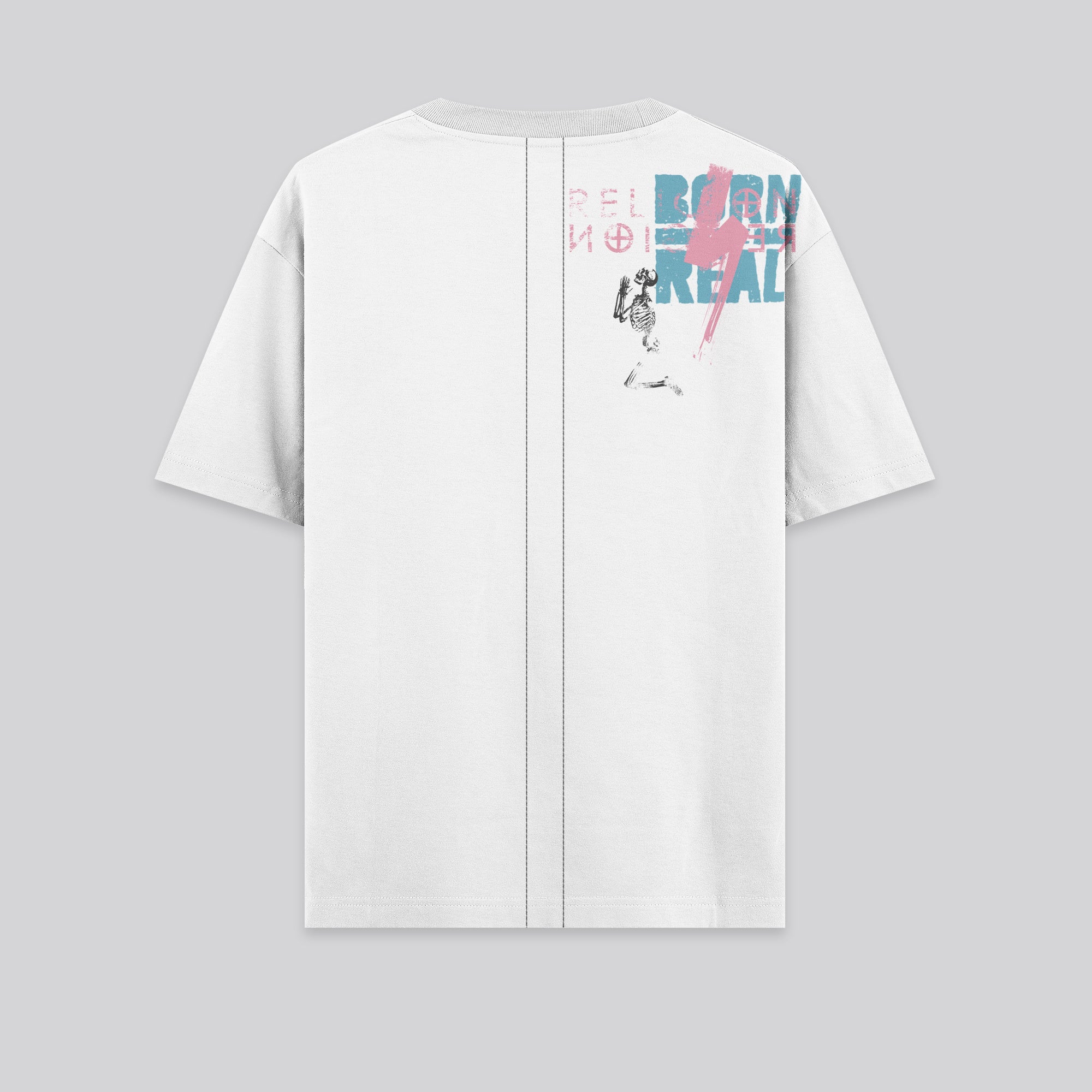 MONTAGE COLOUR T-SHIRT WHITE