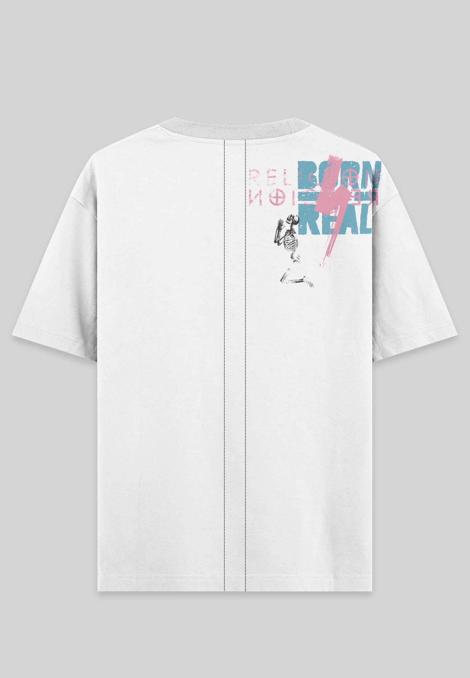MONTAGE COLOUR T-SHIRT WHITE