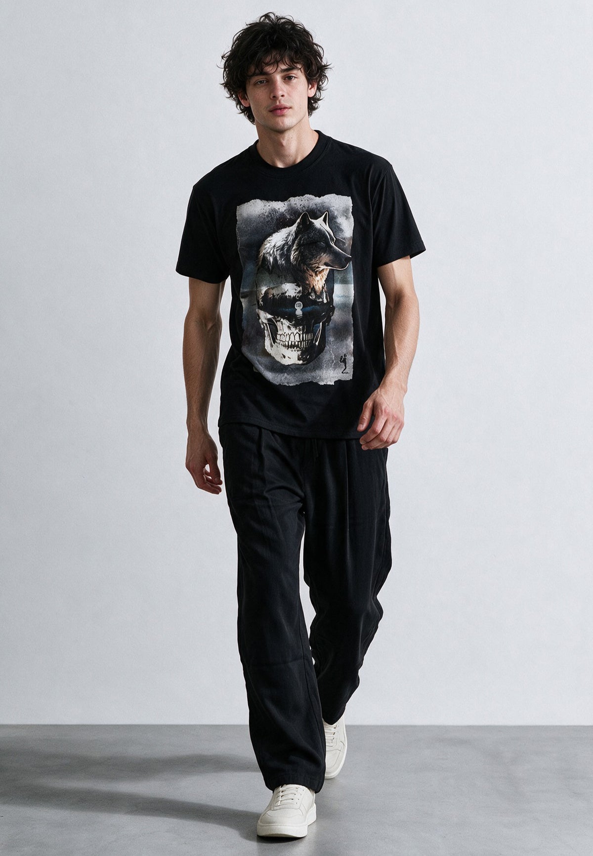 WOLVES T-SHIRT BLACK
