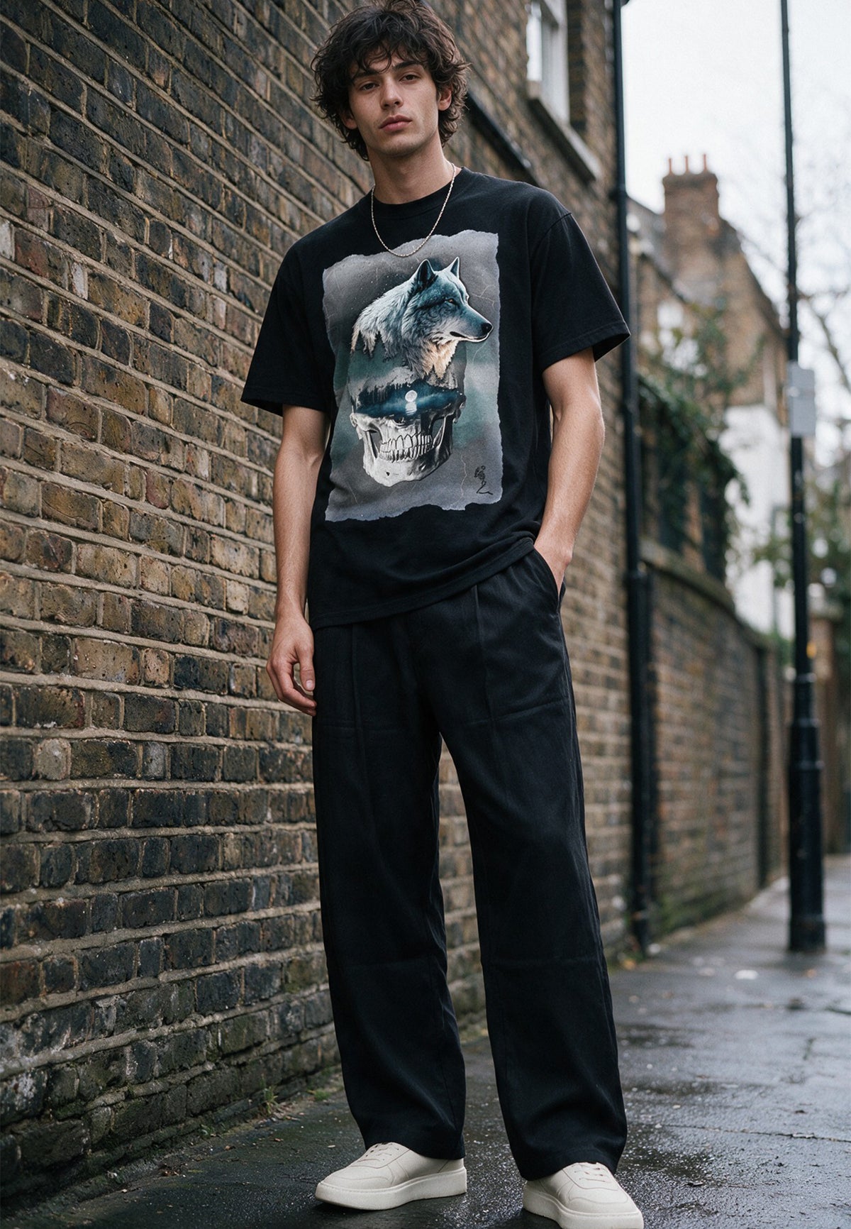 WOLVES T-SHIRT BLACK