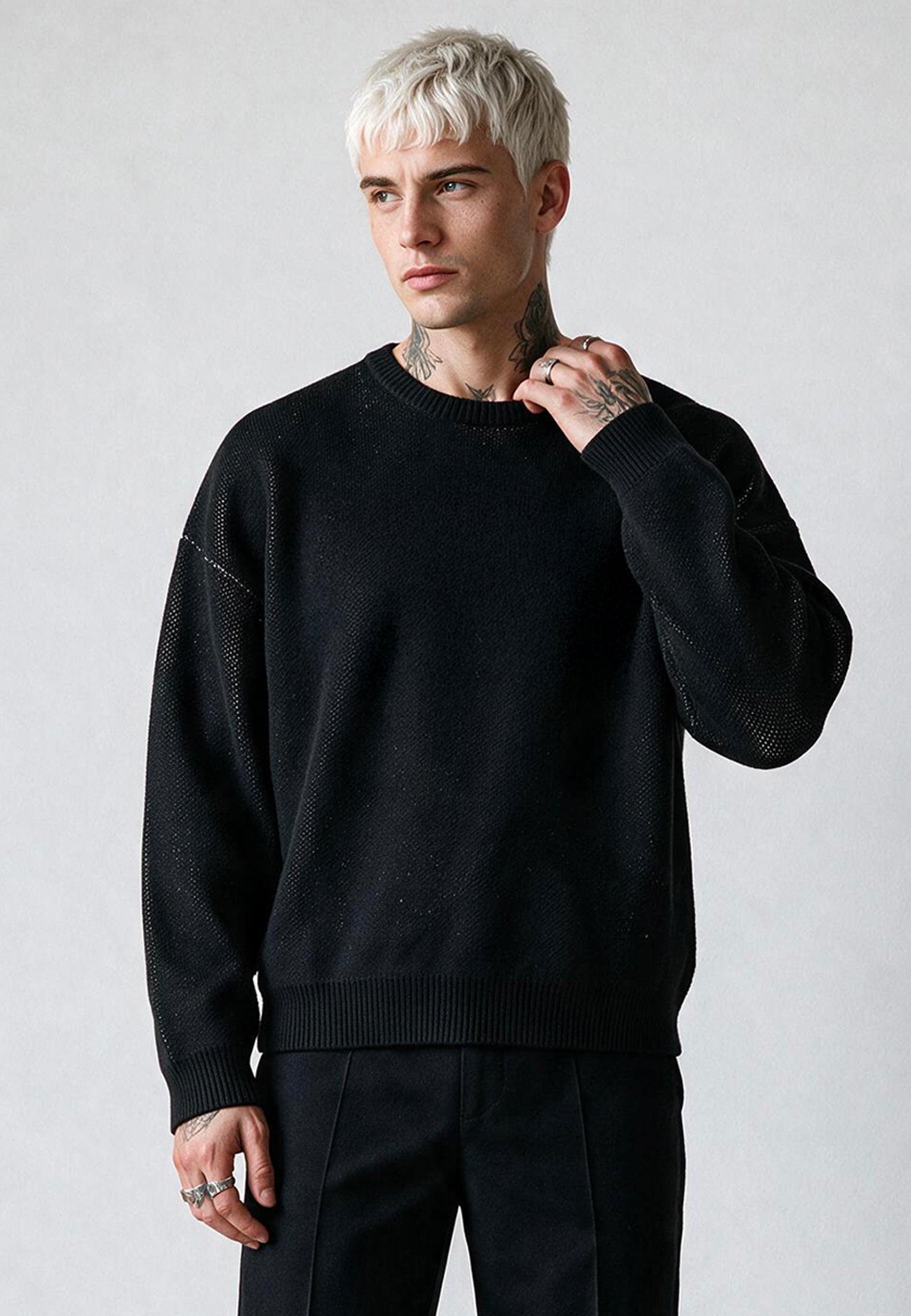 MAYHEM KNIT BLACK