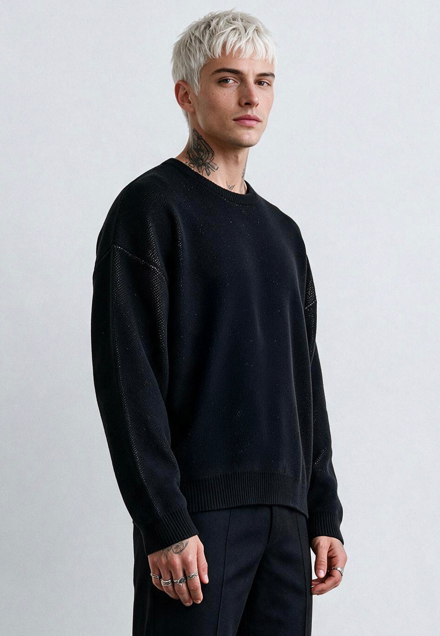 MAYHEM KNIT BLACK