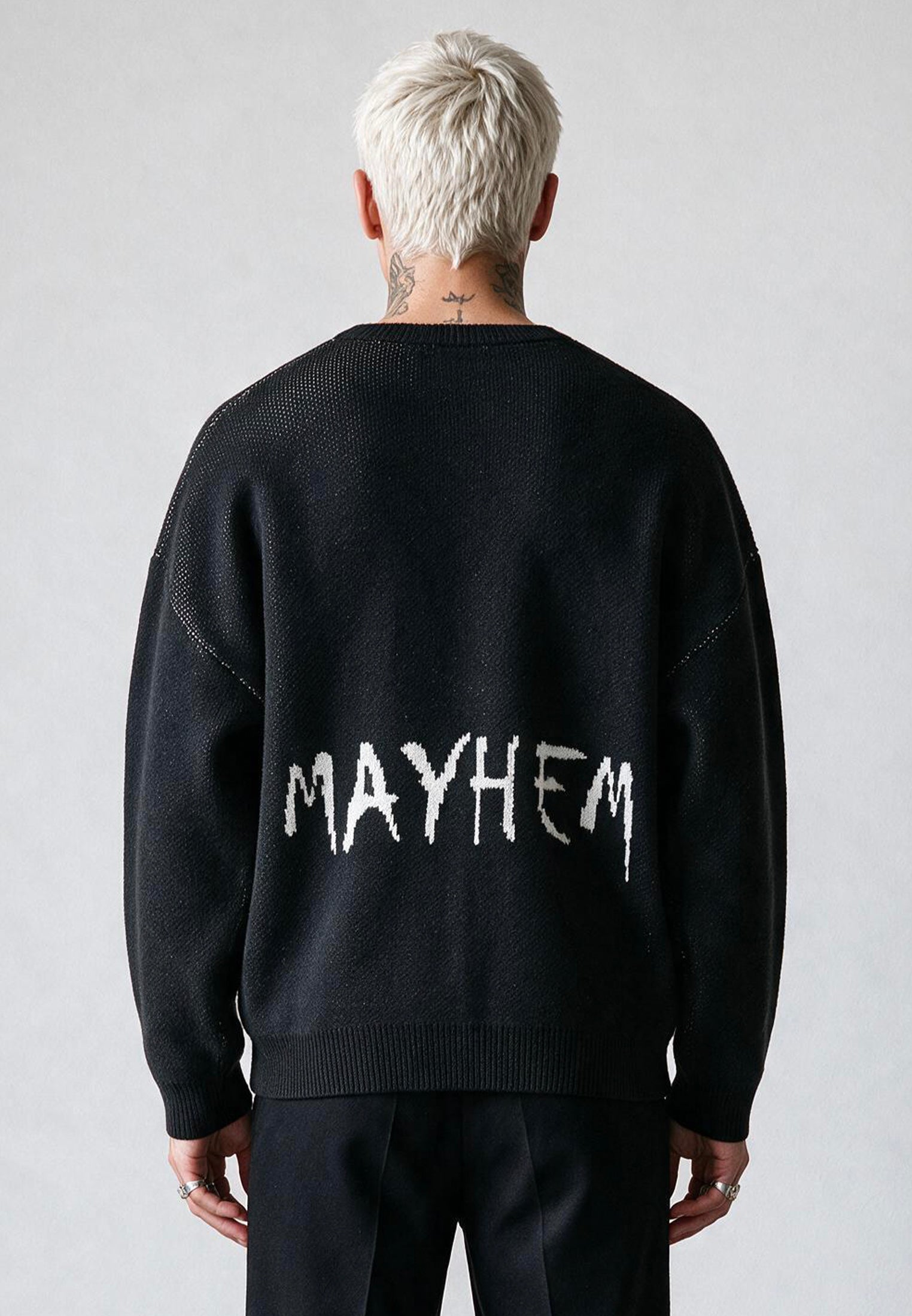 MAYHEM KNIT BLACK