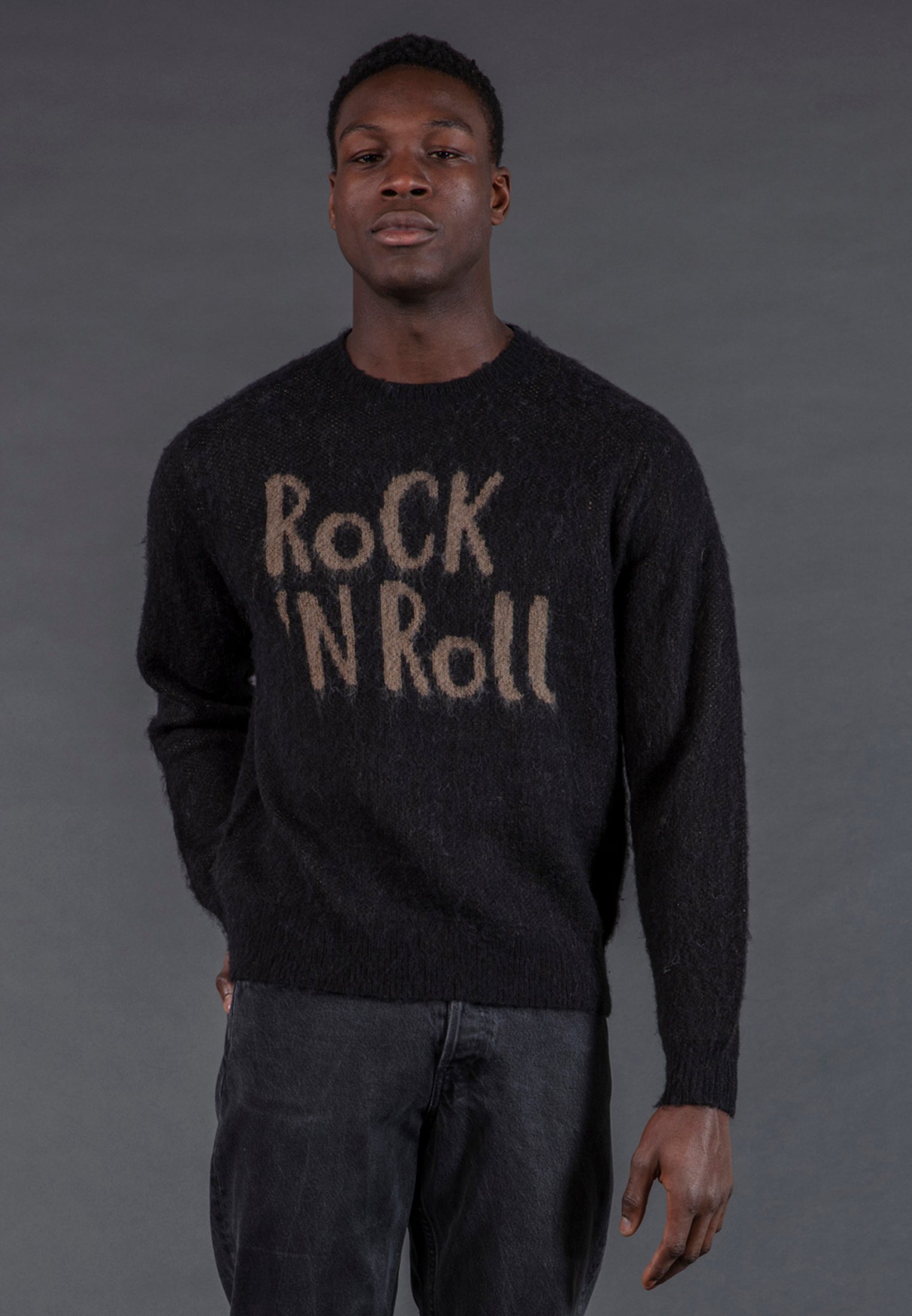 ROCK N ROLL KNIT BLACK