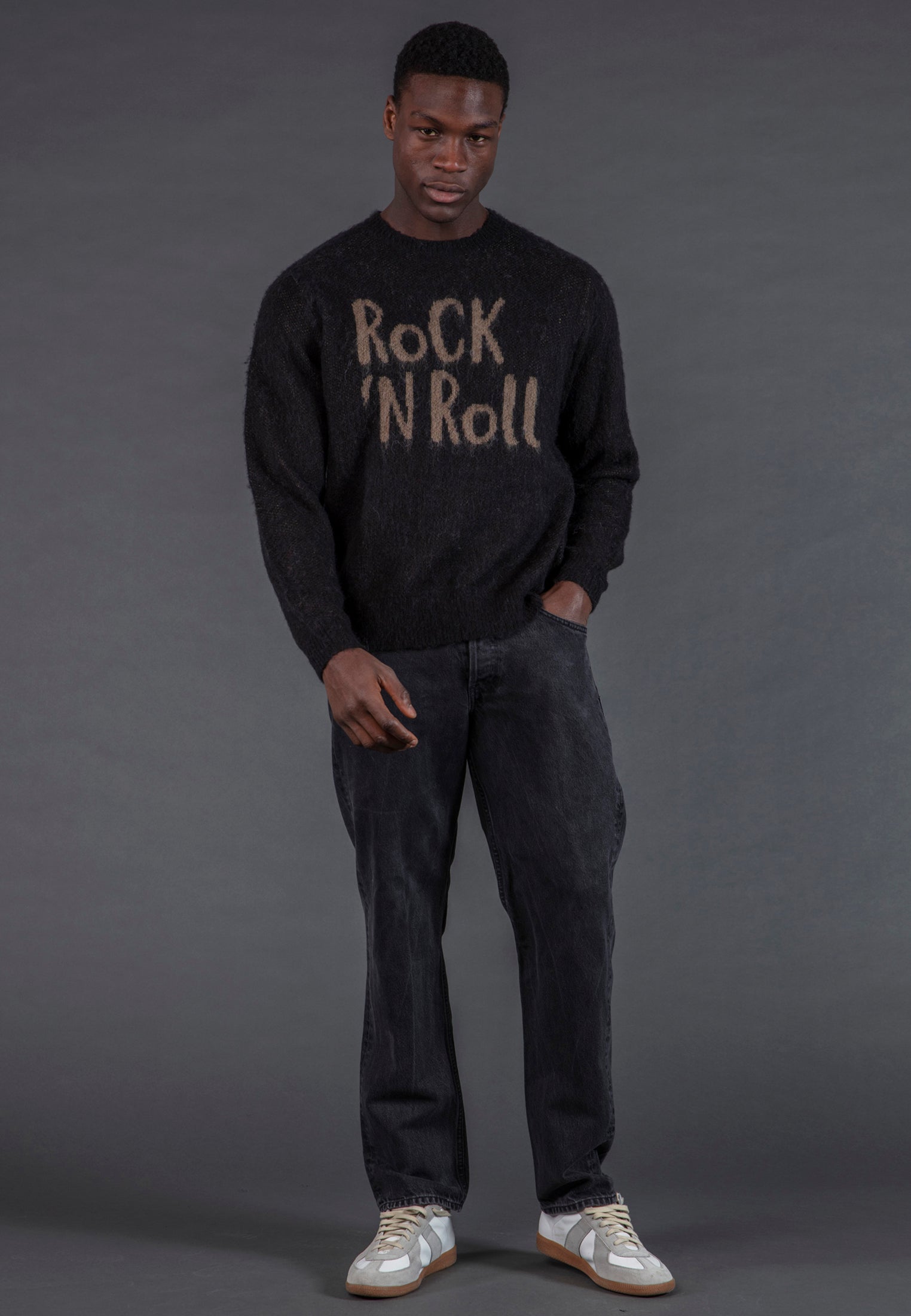 ROCK N ROLL KNIT BLACK