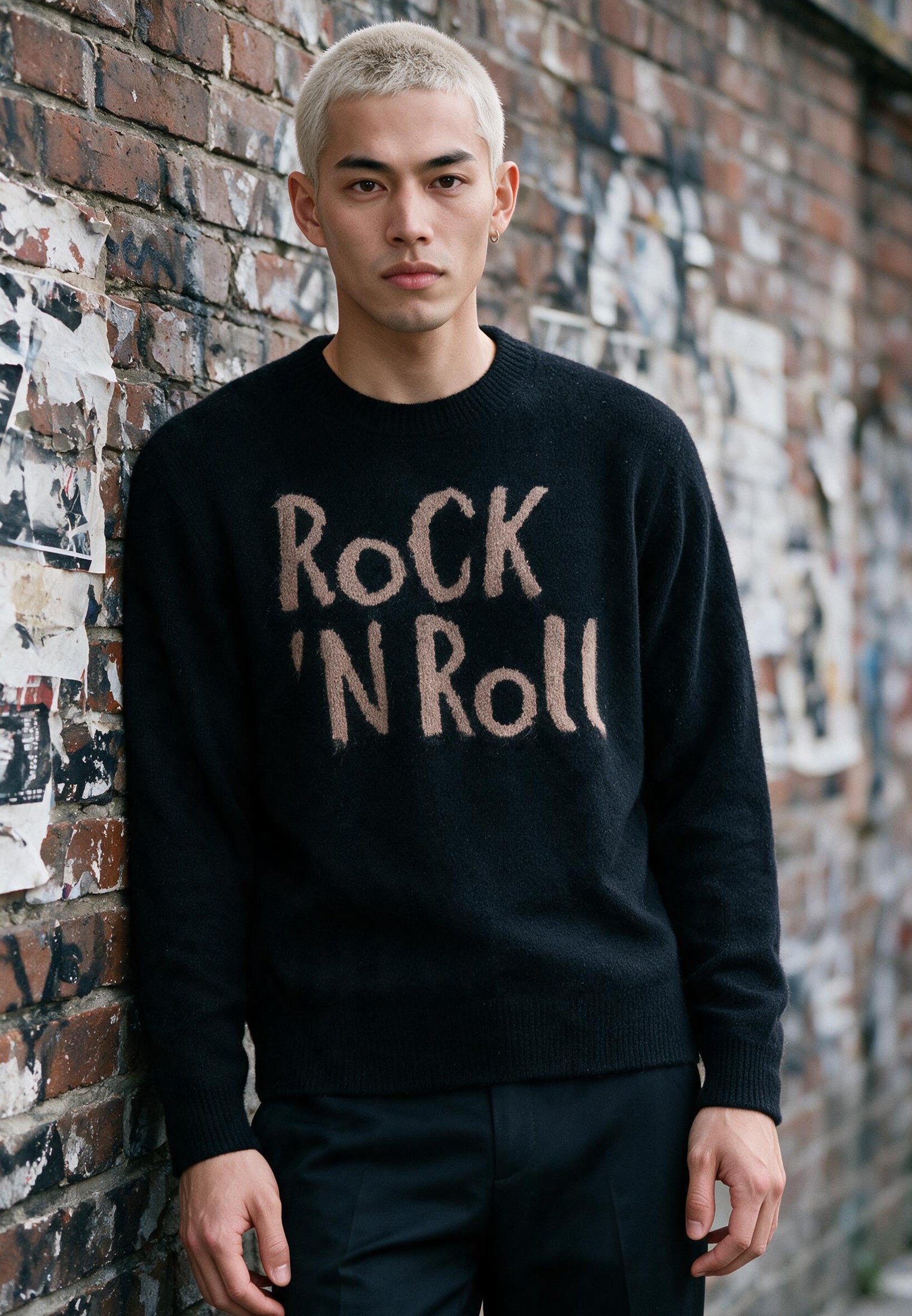 ROCK N ROLL KNIT BLACK