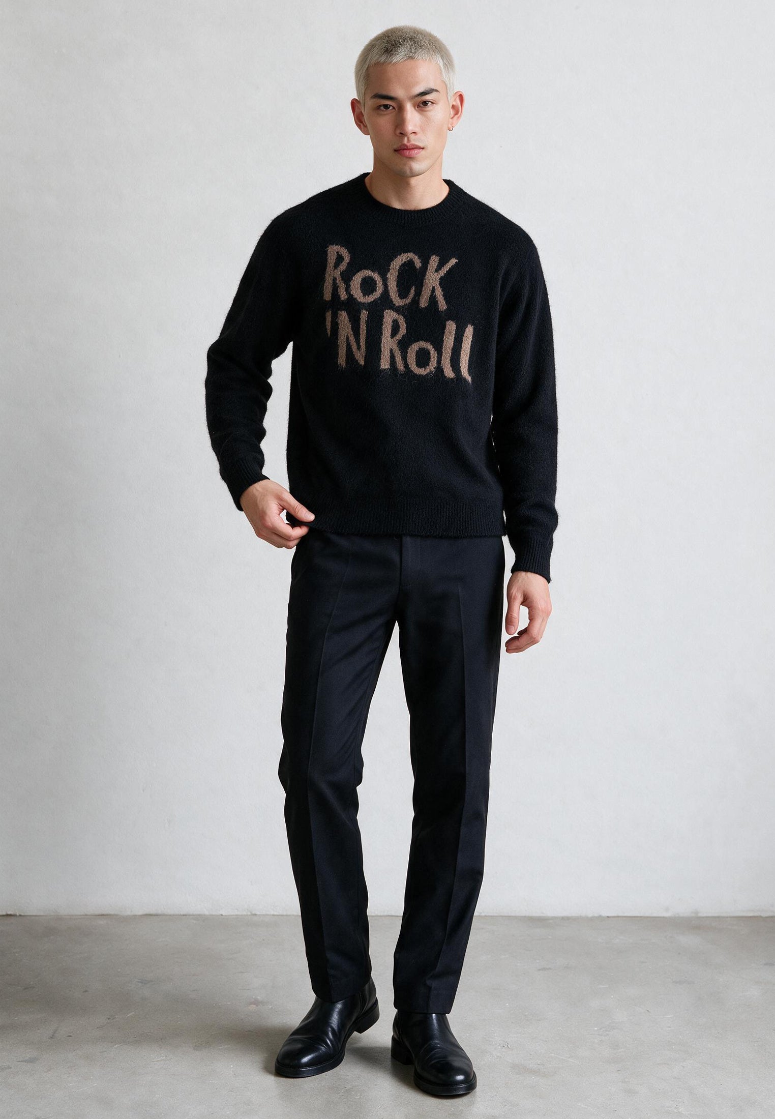 ROCK N ROLL KNIT BLACK