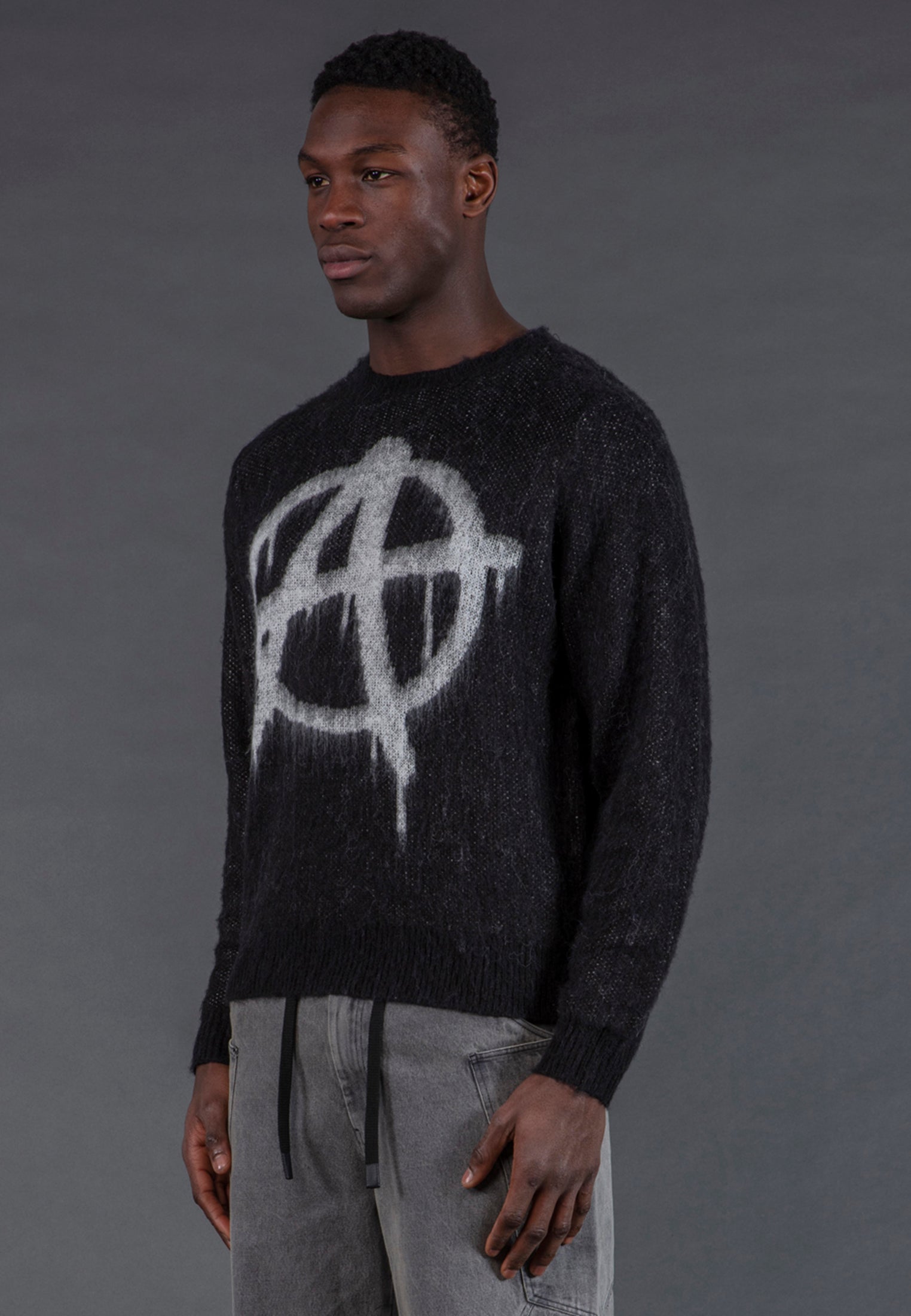 SYMBOL KNIT BLACK