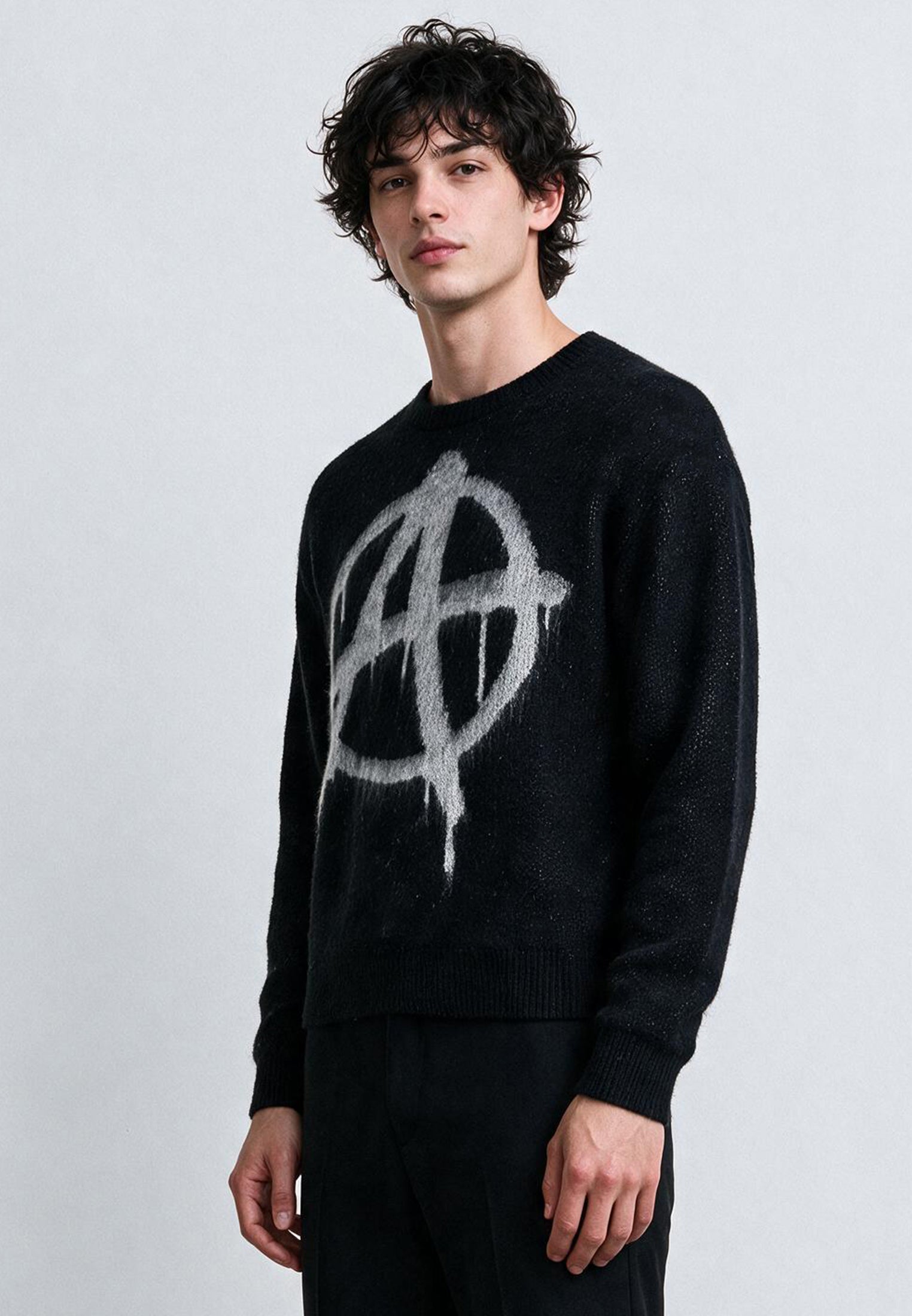 SYMBOL KNIT BLACK