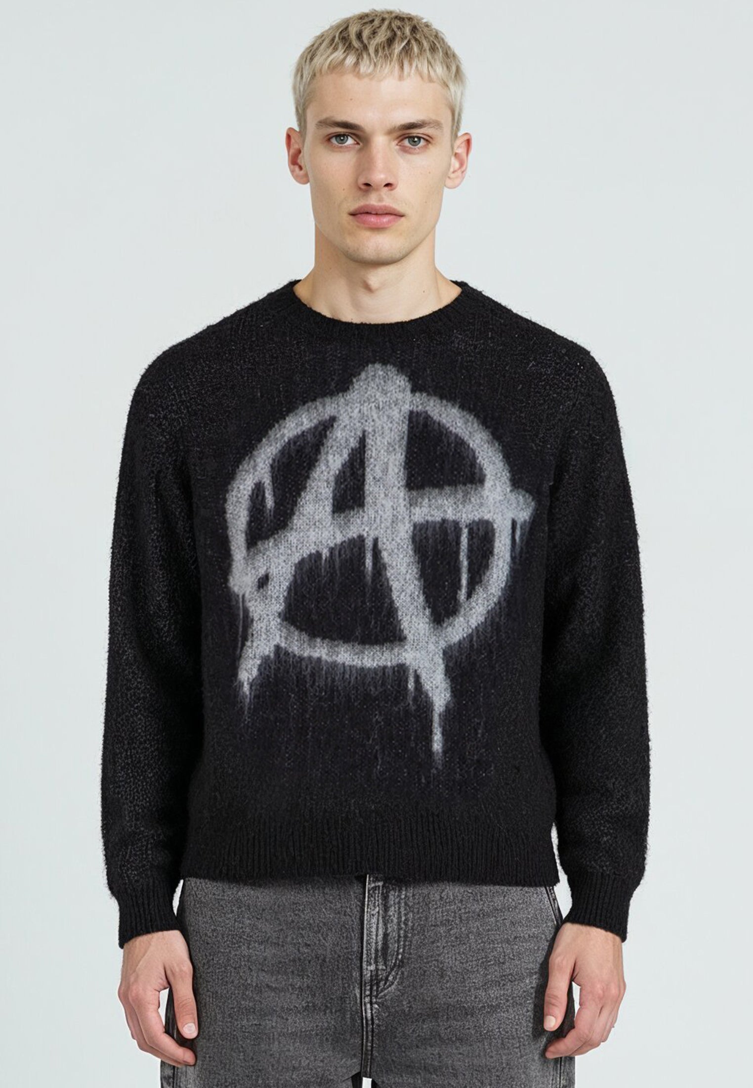 SYMBOL KNIT BLACK