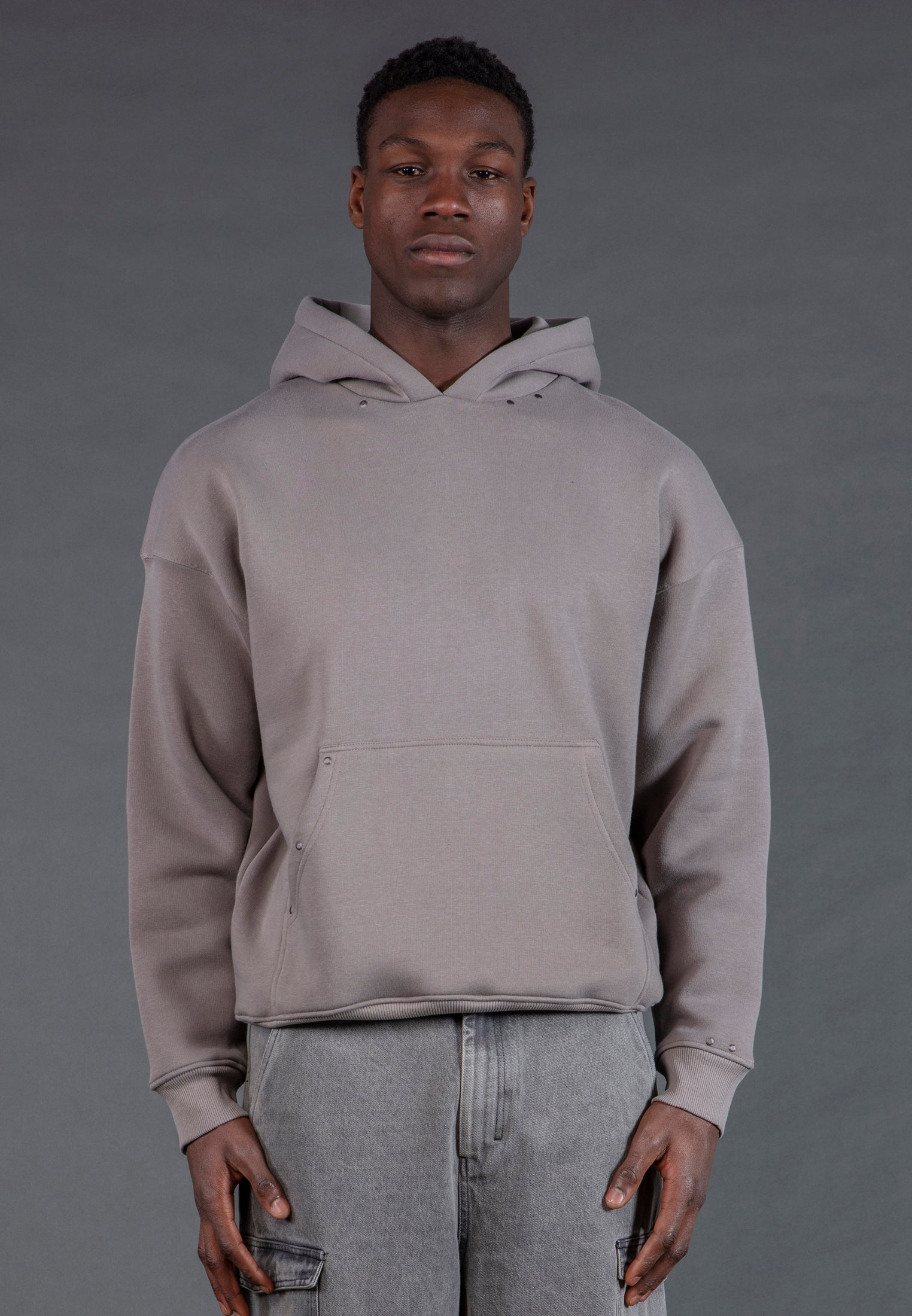 ACID RIPPER HOODIE CEMENT GREY