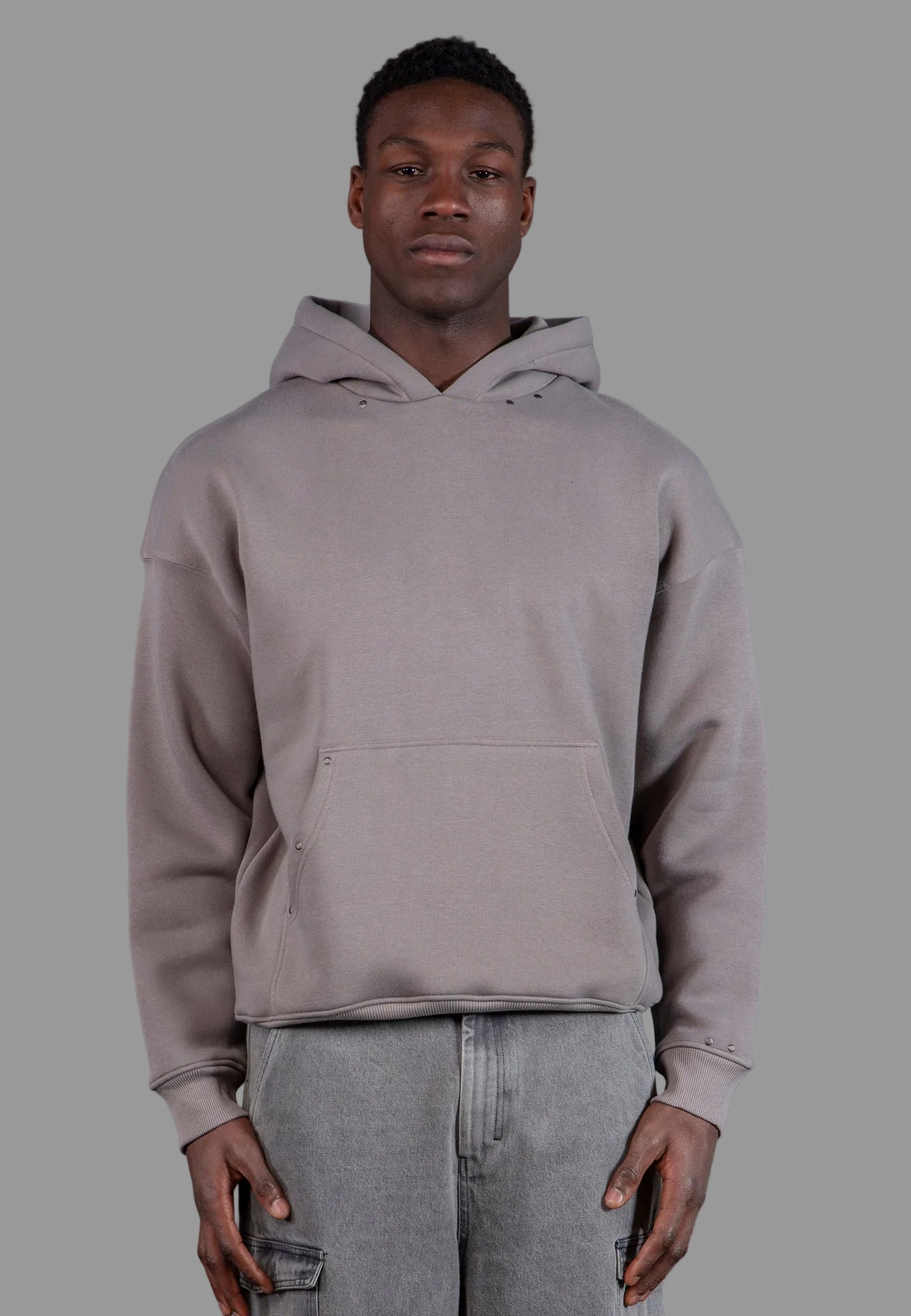 ACID RIPPER HOODIE CEMENT GREY