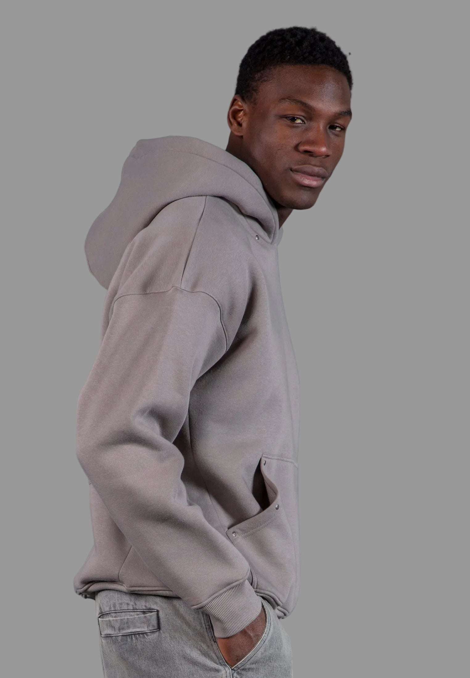 ACID RIPPER HOODIE CEMENT GREY