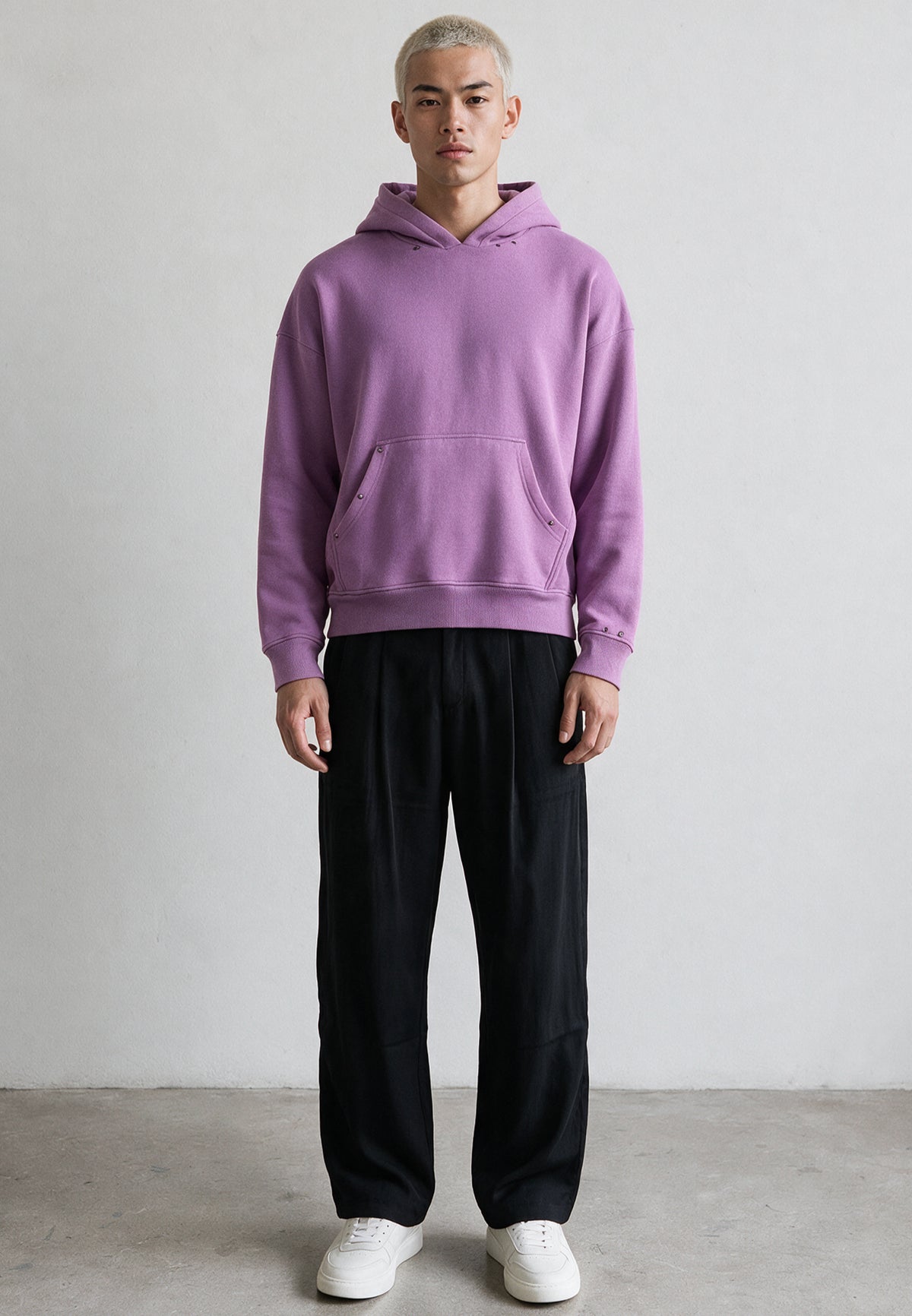 ACID RIPPER HOODIE LIGHT MAUVE