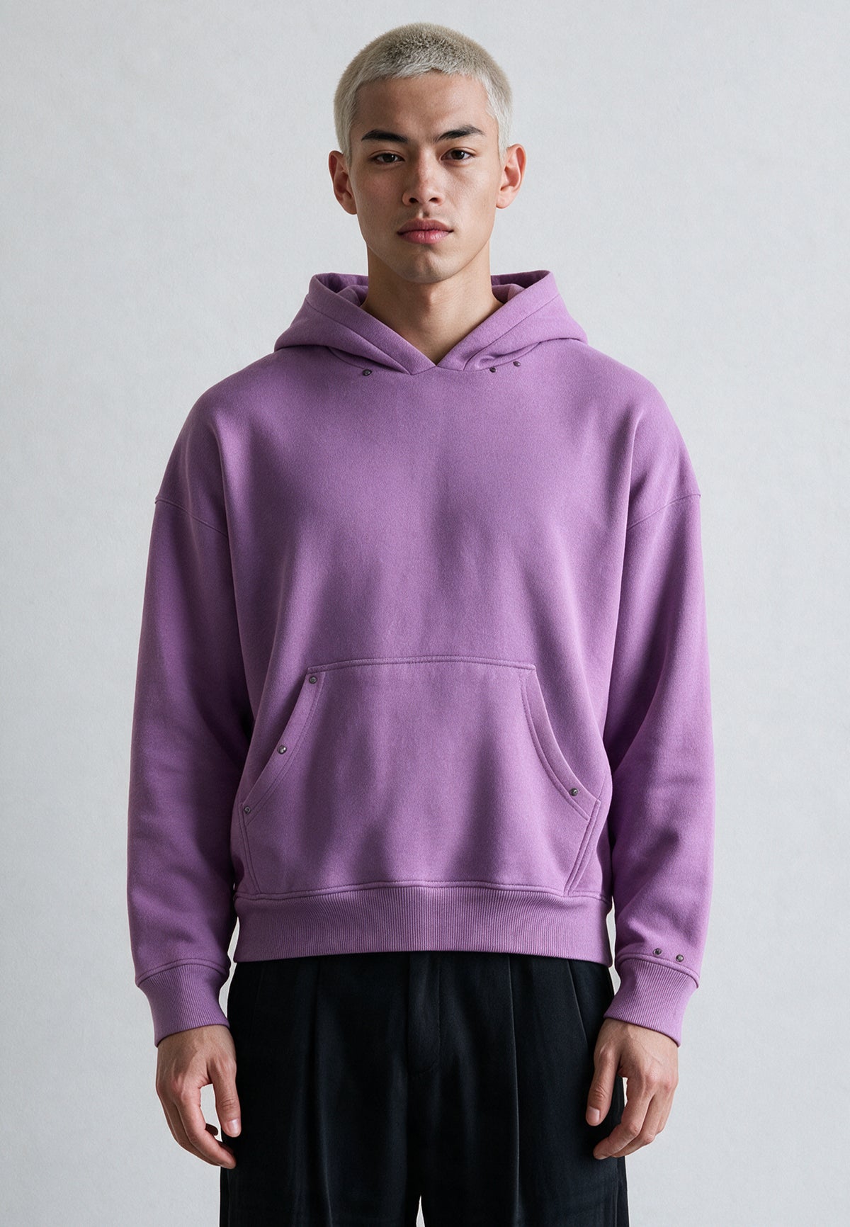 ACID RIPPER HOODIE LIGHT MAUVE