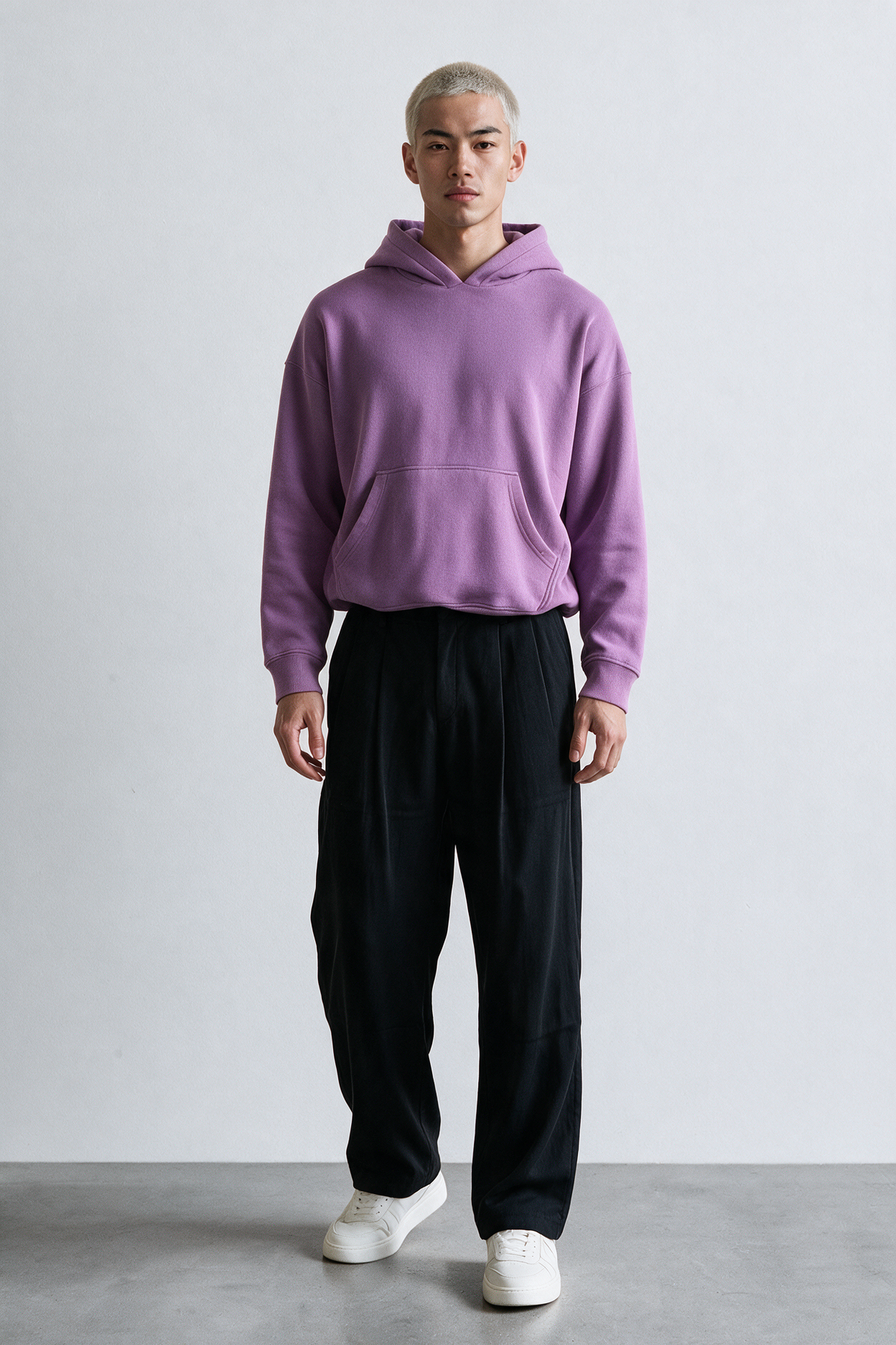 ACID RIPPER HOODIE LIGHT MAUVE