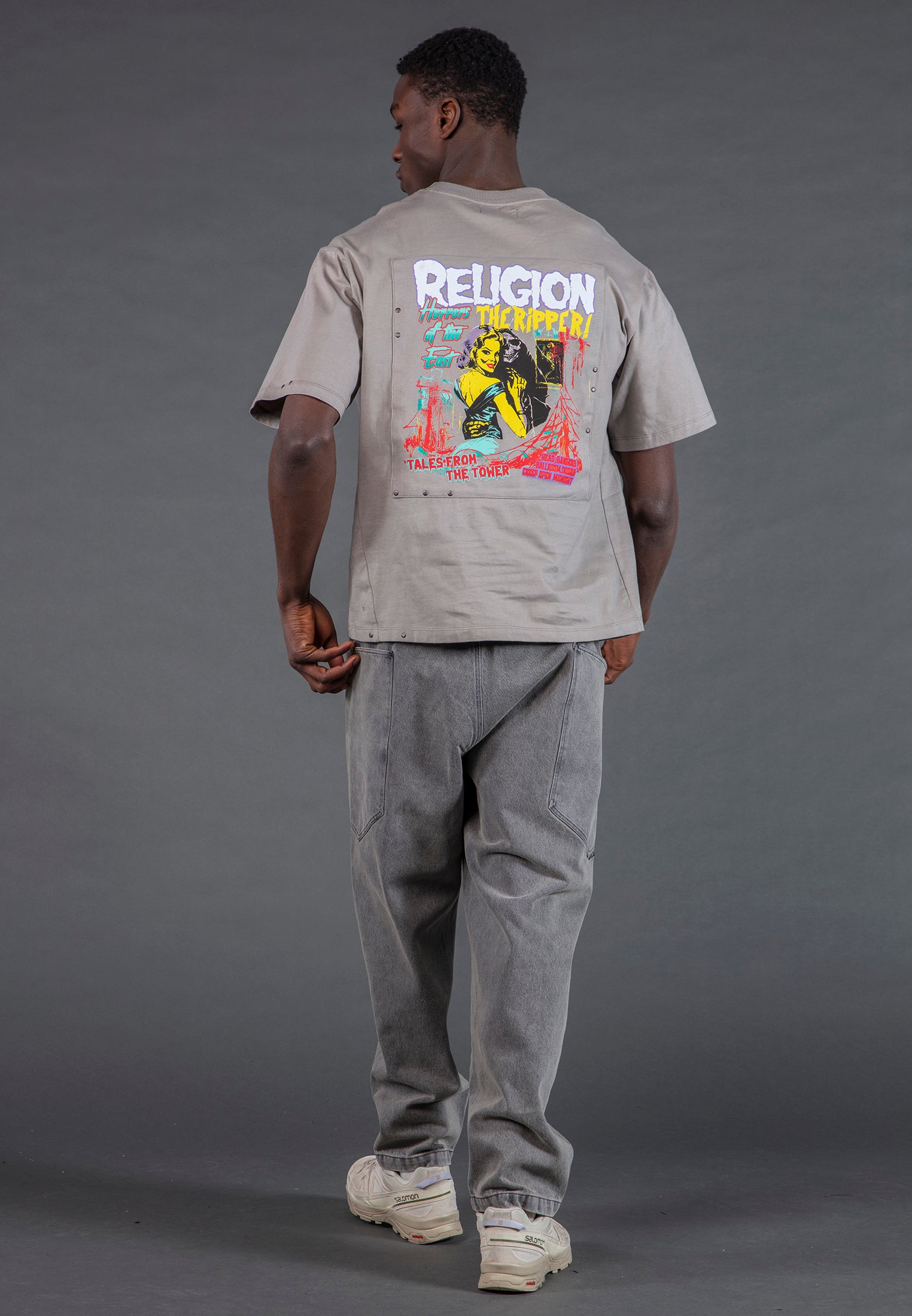 ACID RIPPER T-SHIRT CEMENT GREY