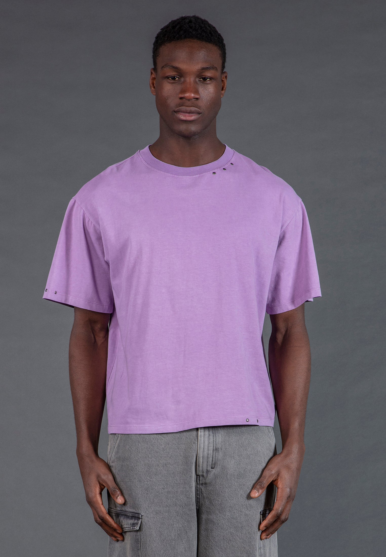 ACID RIPPER T-SHIRT LIGHT MAUVE