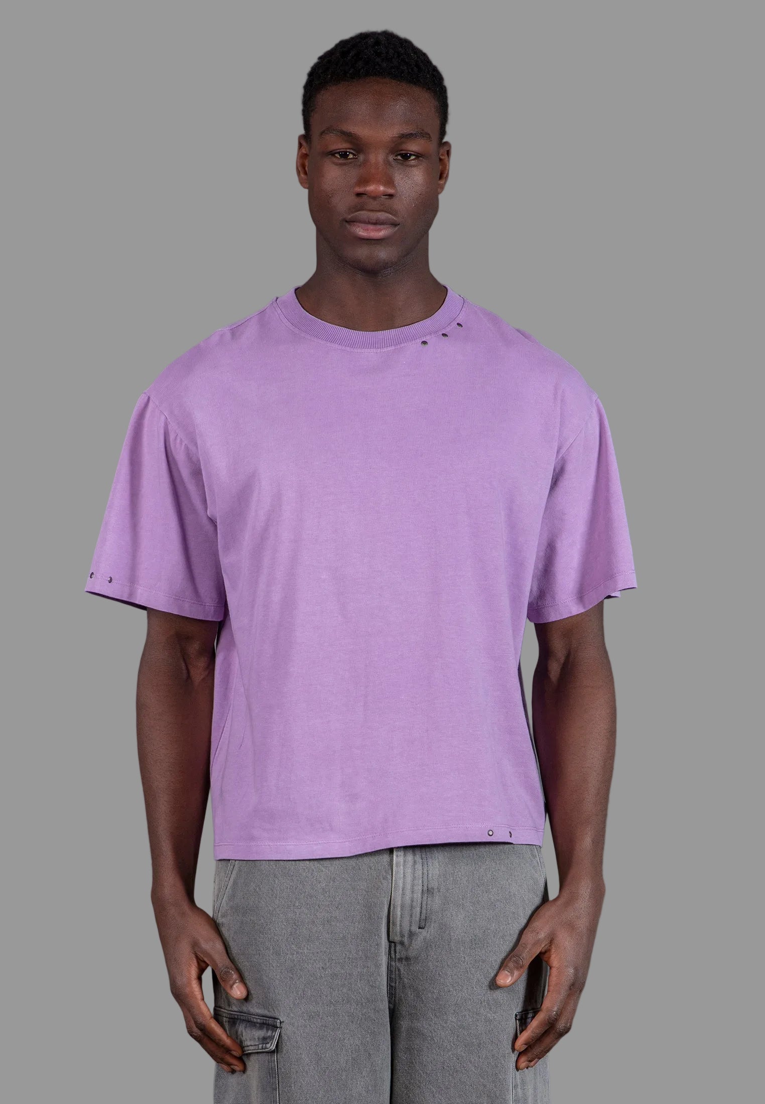 ACID RIPPER T-SHIRT LIGHT MAUVE