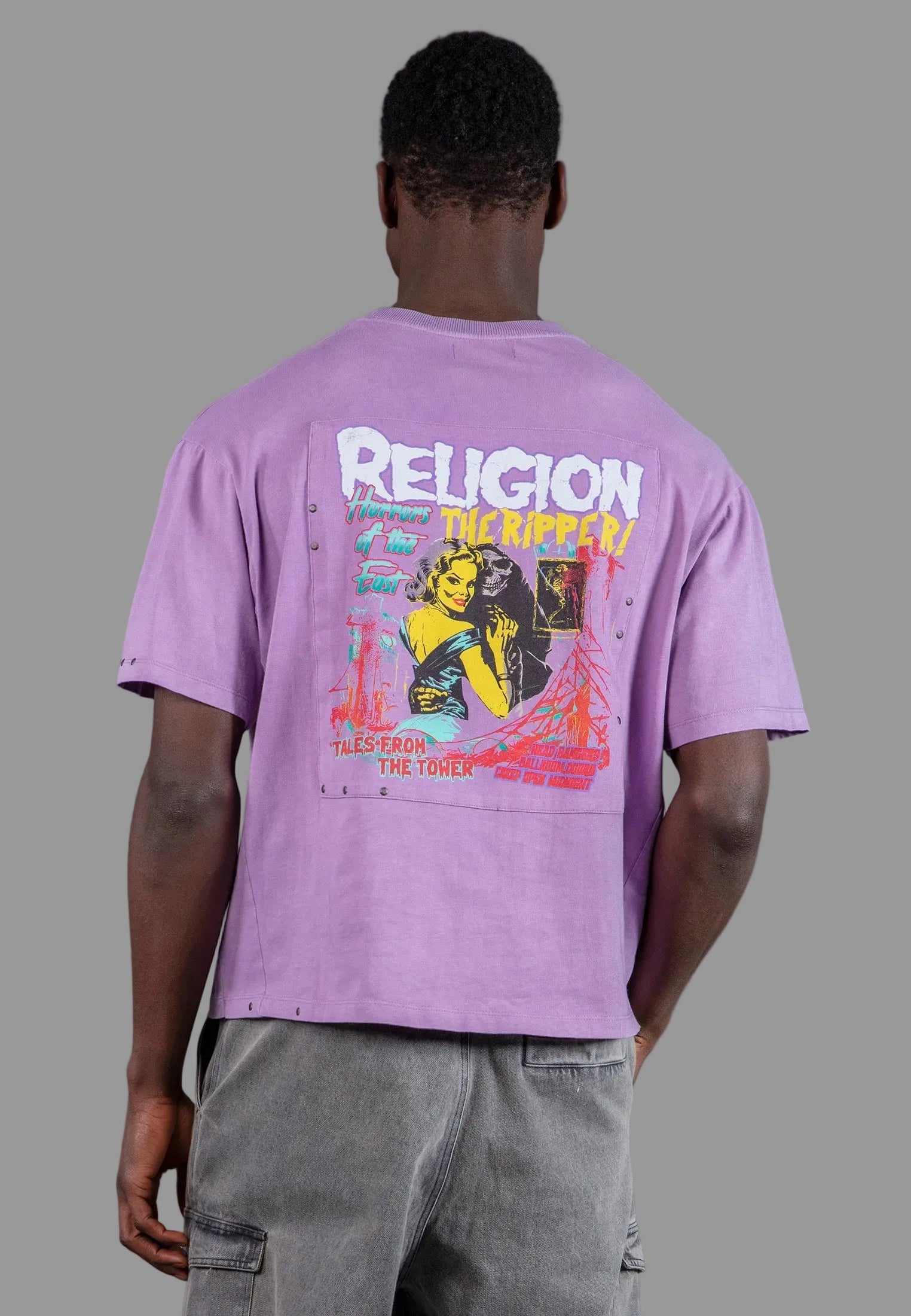 ACID RIPPER T-SHIRT LIGHT MAUVE