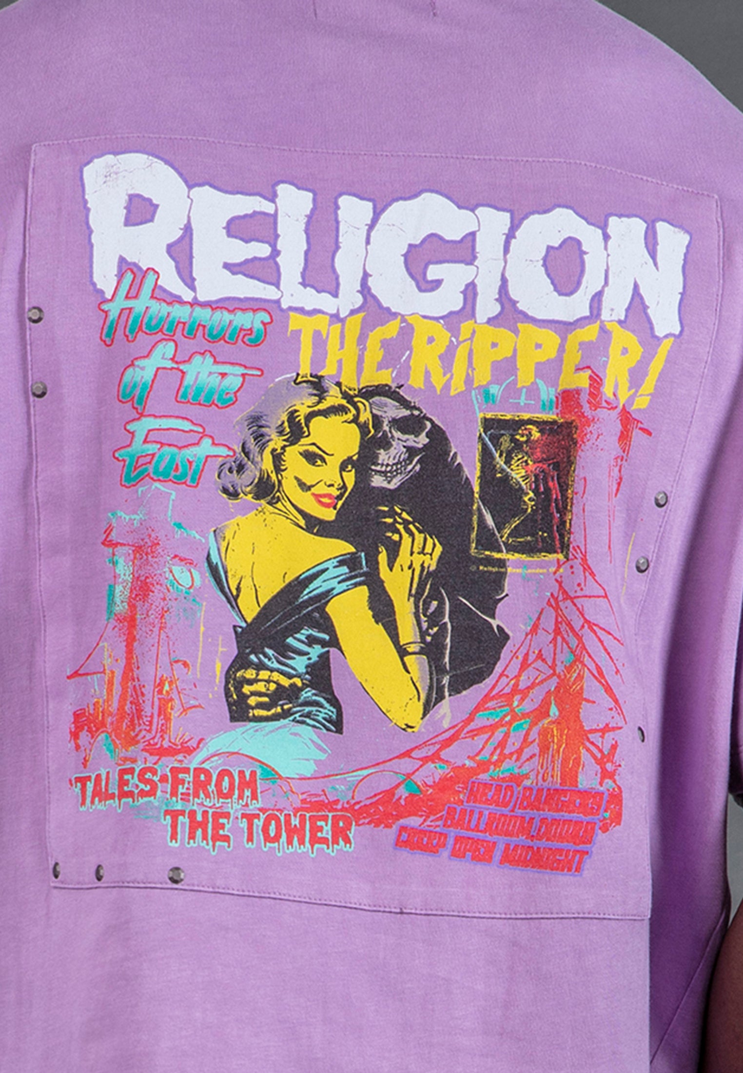 ACID RIPPER T-SHIRT LIGHT MAUVE
