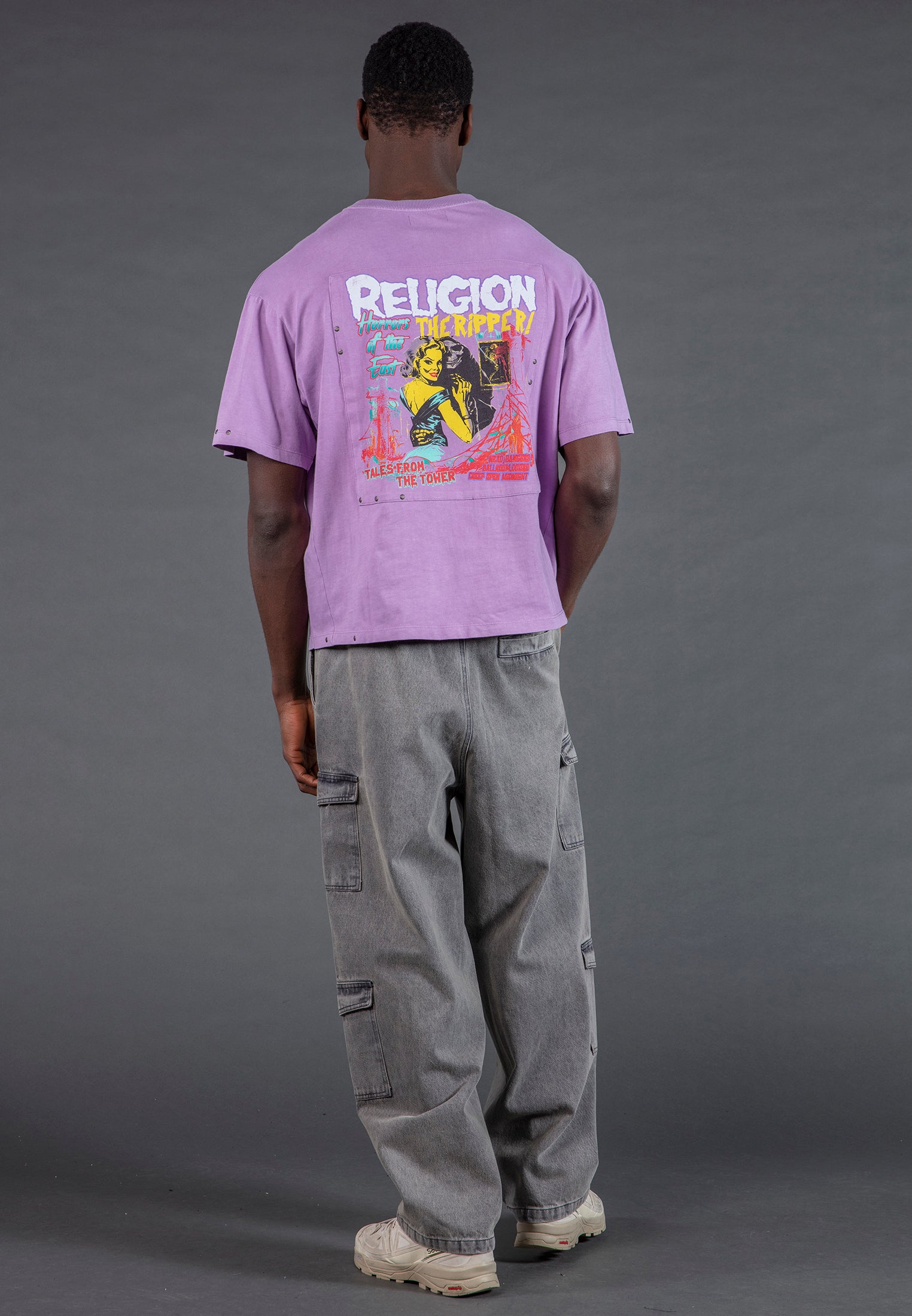 ACID RIPPER T-SHIRT LIGHT MAUVE