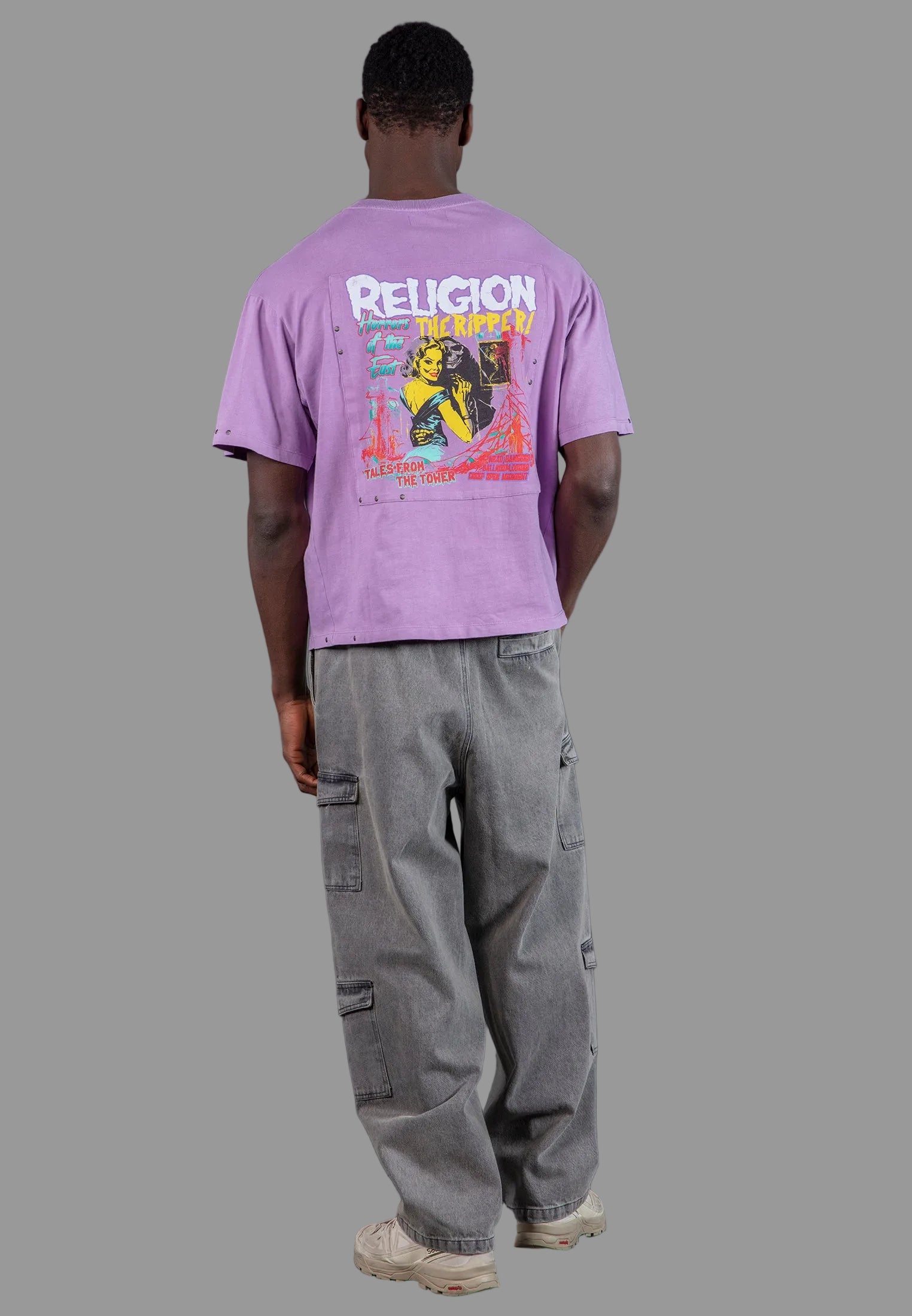 ACID RIPPER T-SHIRT LIGHT MAUVE