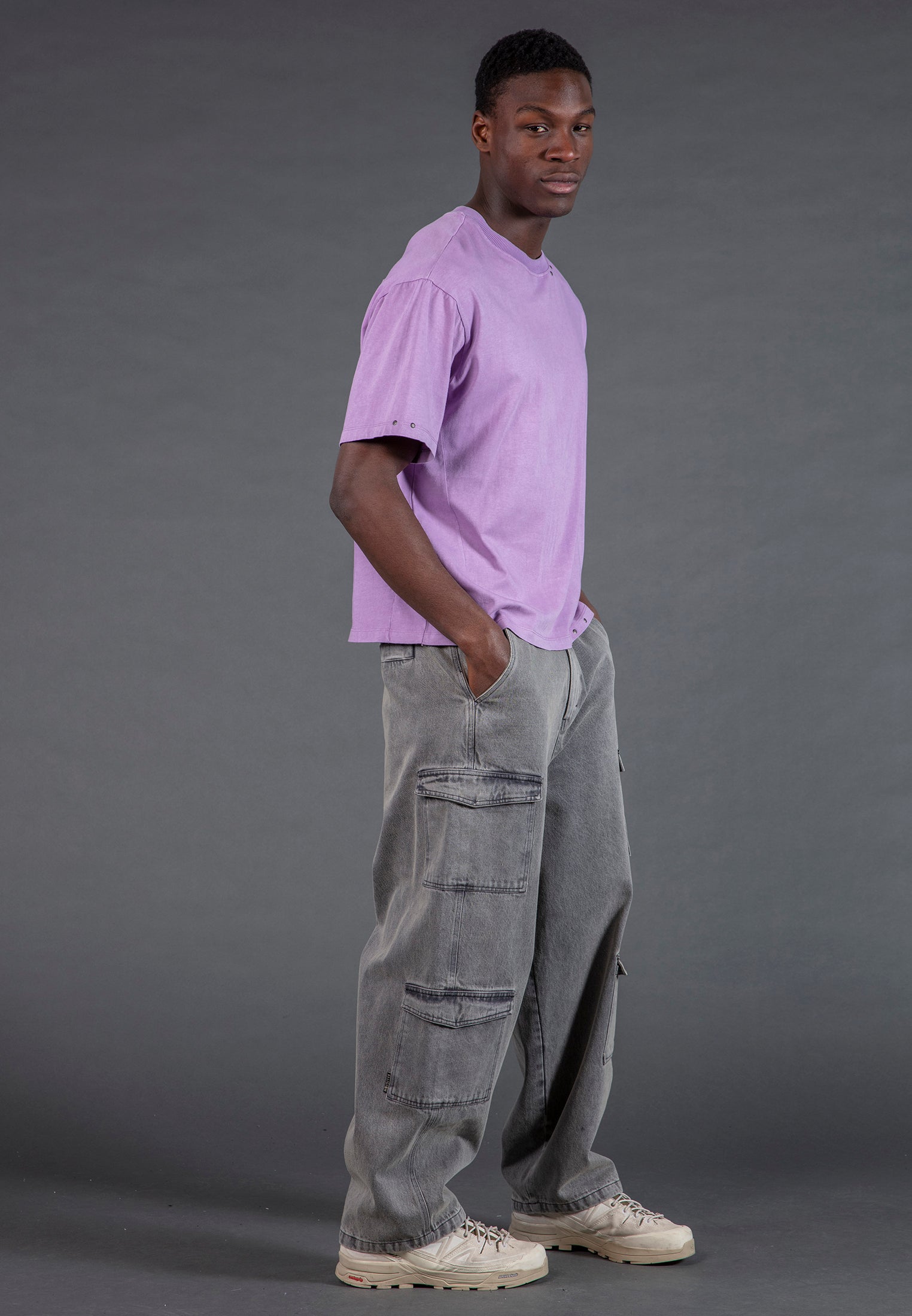 ACID RIPPER T-SHIRT LIGHT MAUVE