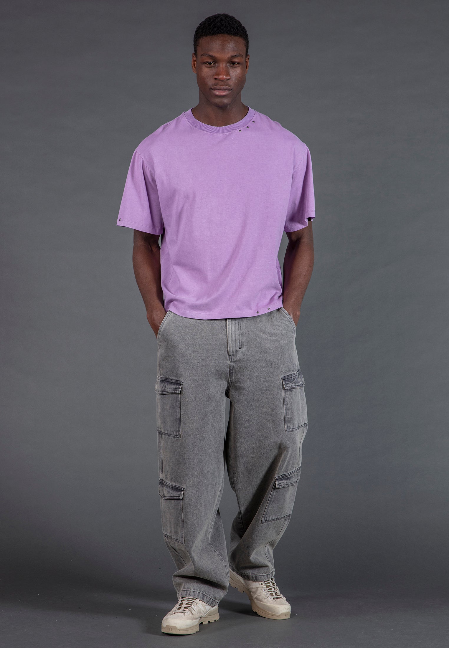 ACID RIPPER T-SHIRT LIGHT MAUVE