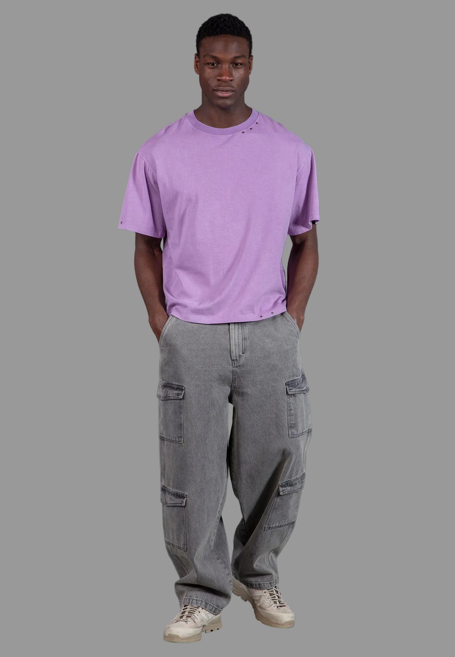 ACID RIPPER T-SHIRT LIGHT MAUVE