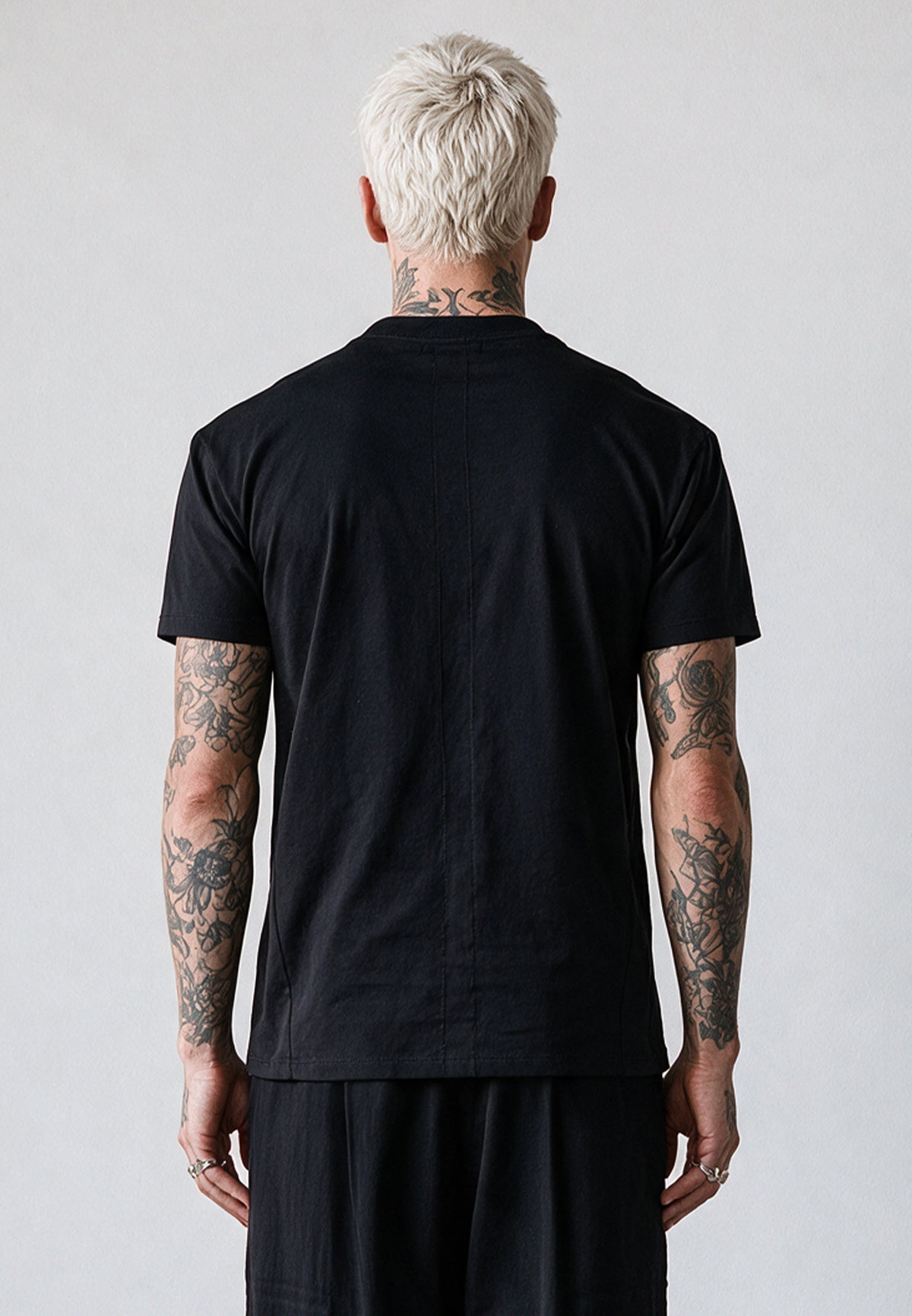PRAYING SKELETON CUBISM T-SHIRT BLACK