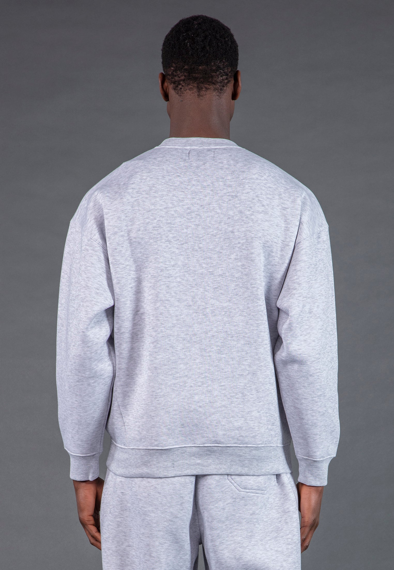 PSYCHEDELIC SWEAT LIGHT GREY MARL