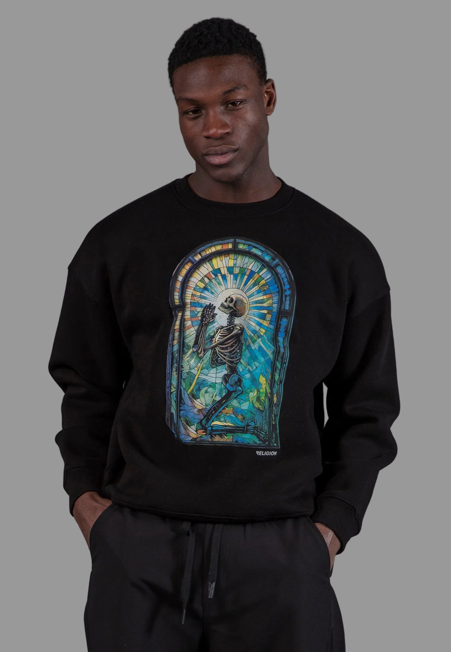 PSYCHEDELIC SWEAT BLACK