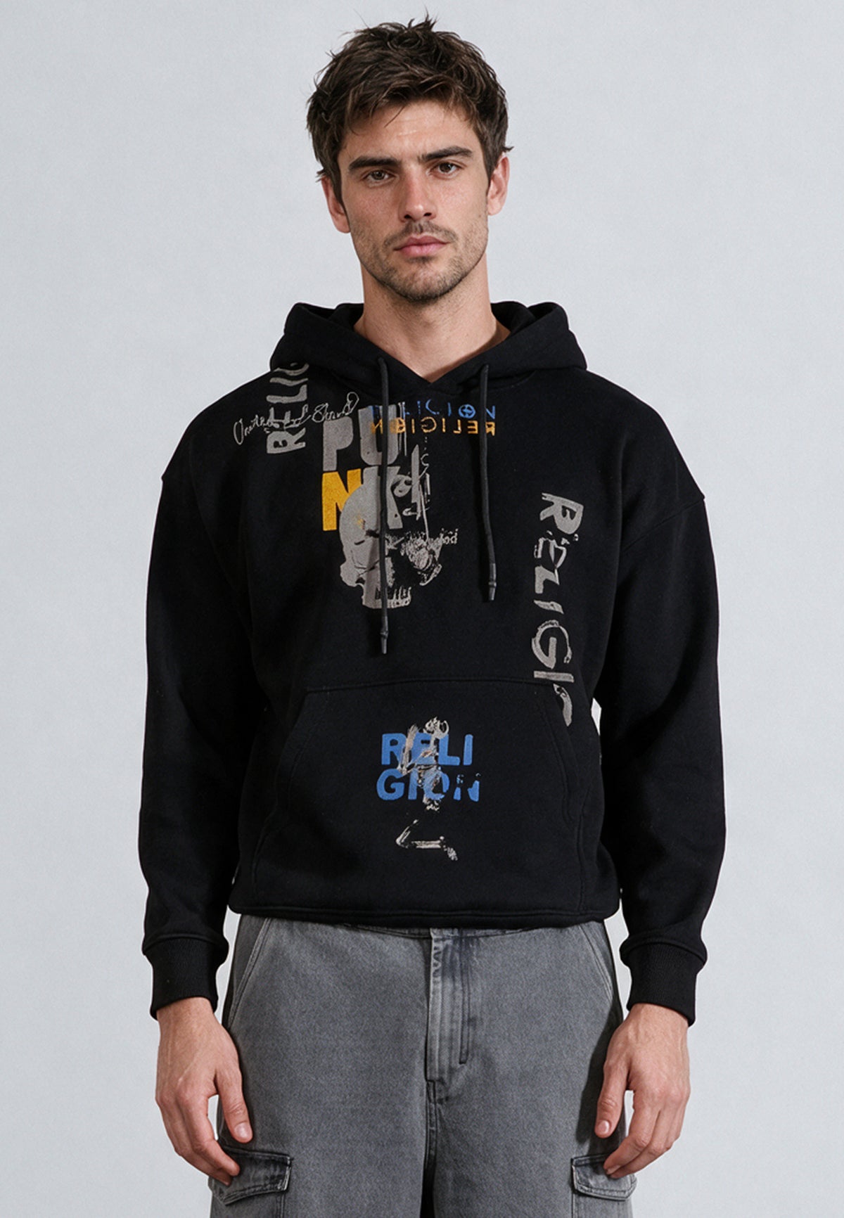 PUNK HOODIE BLACK
