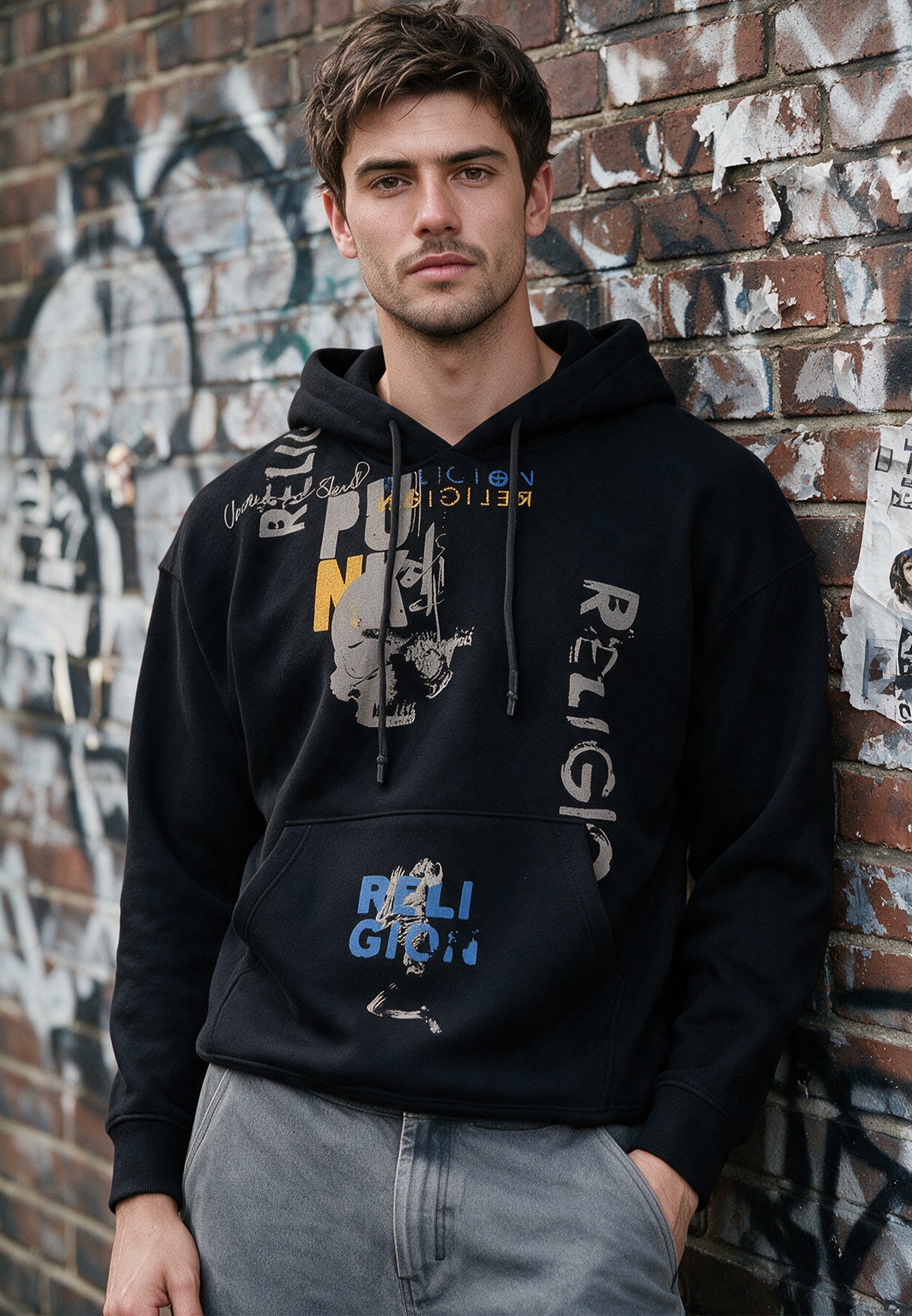 PUNK HOODIE BLACK