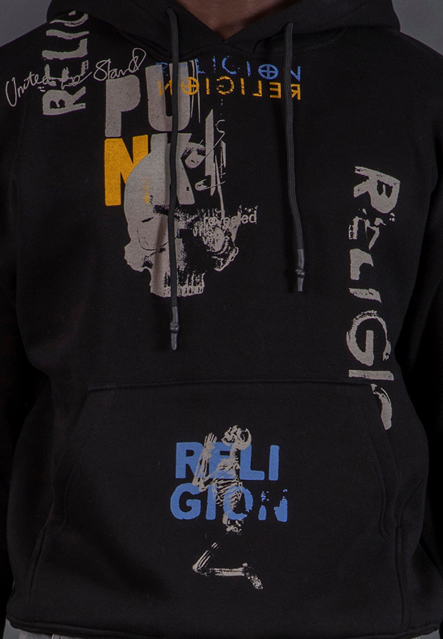PUNK HOODIE BLACK