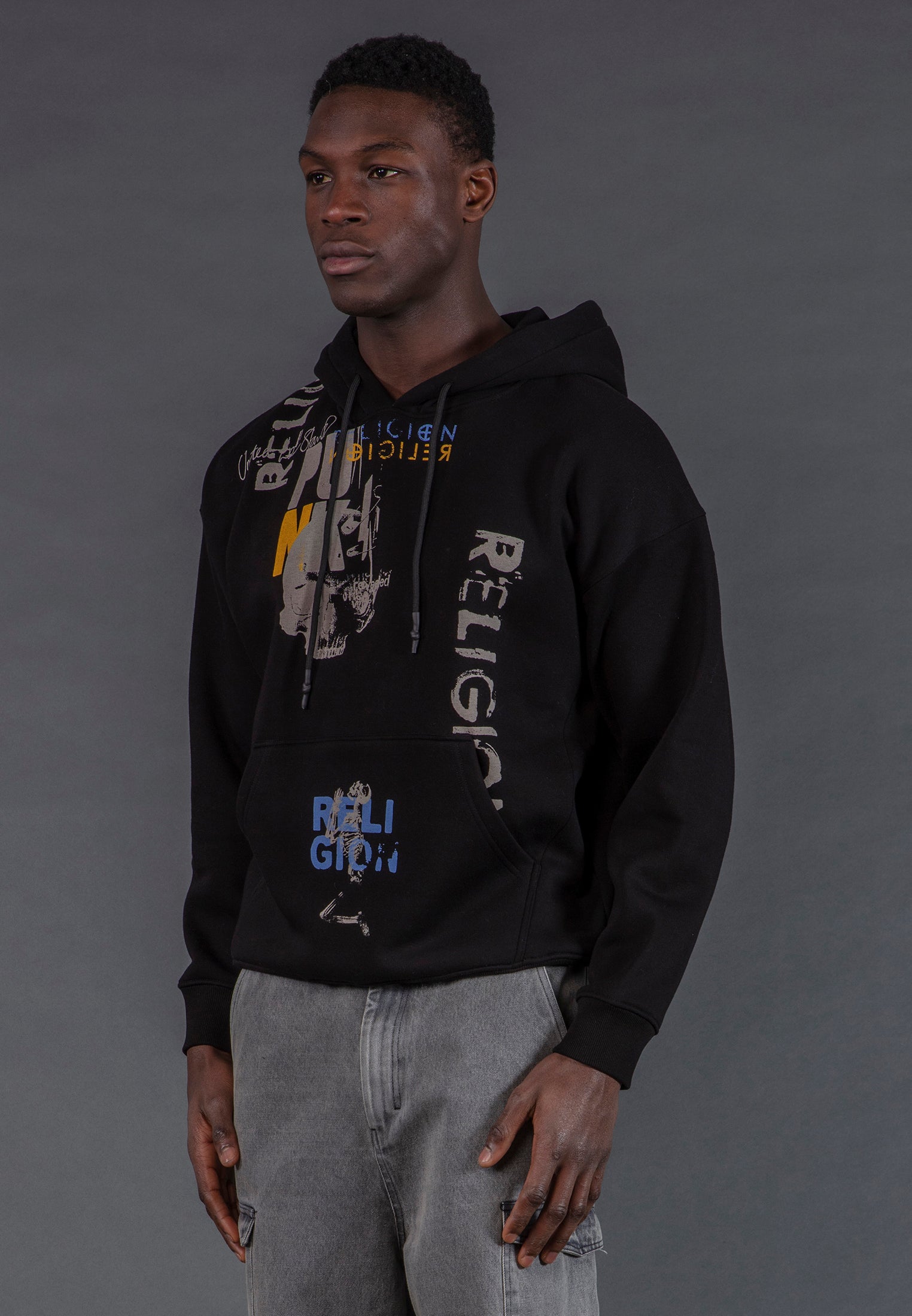 PUNK HOODIE BLACK