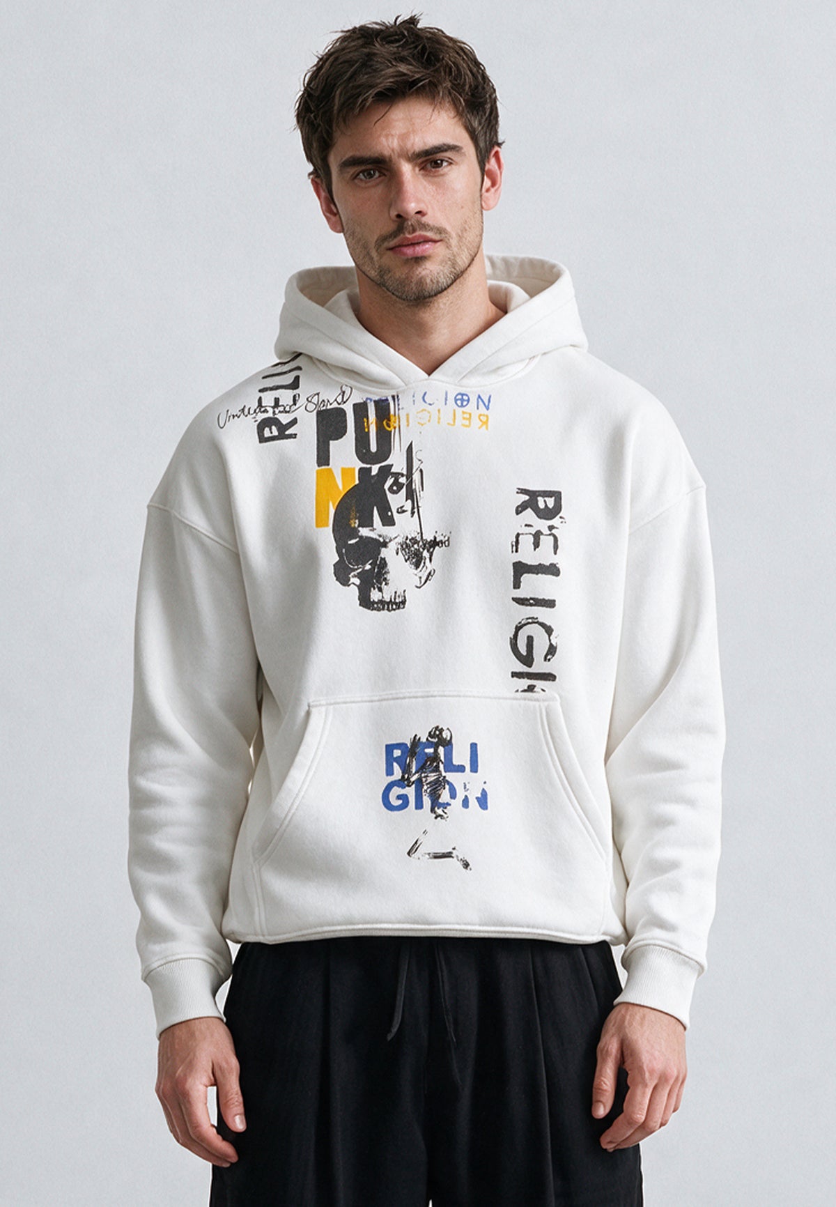 PUNK HOODIE OFF WHITE