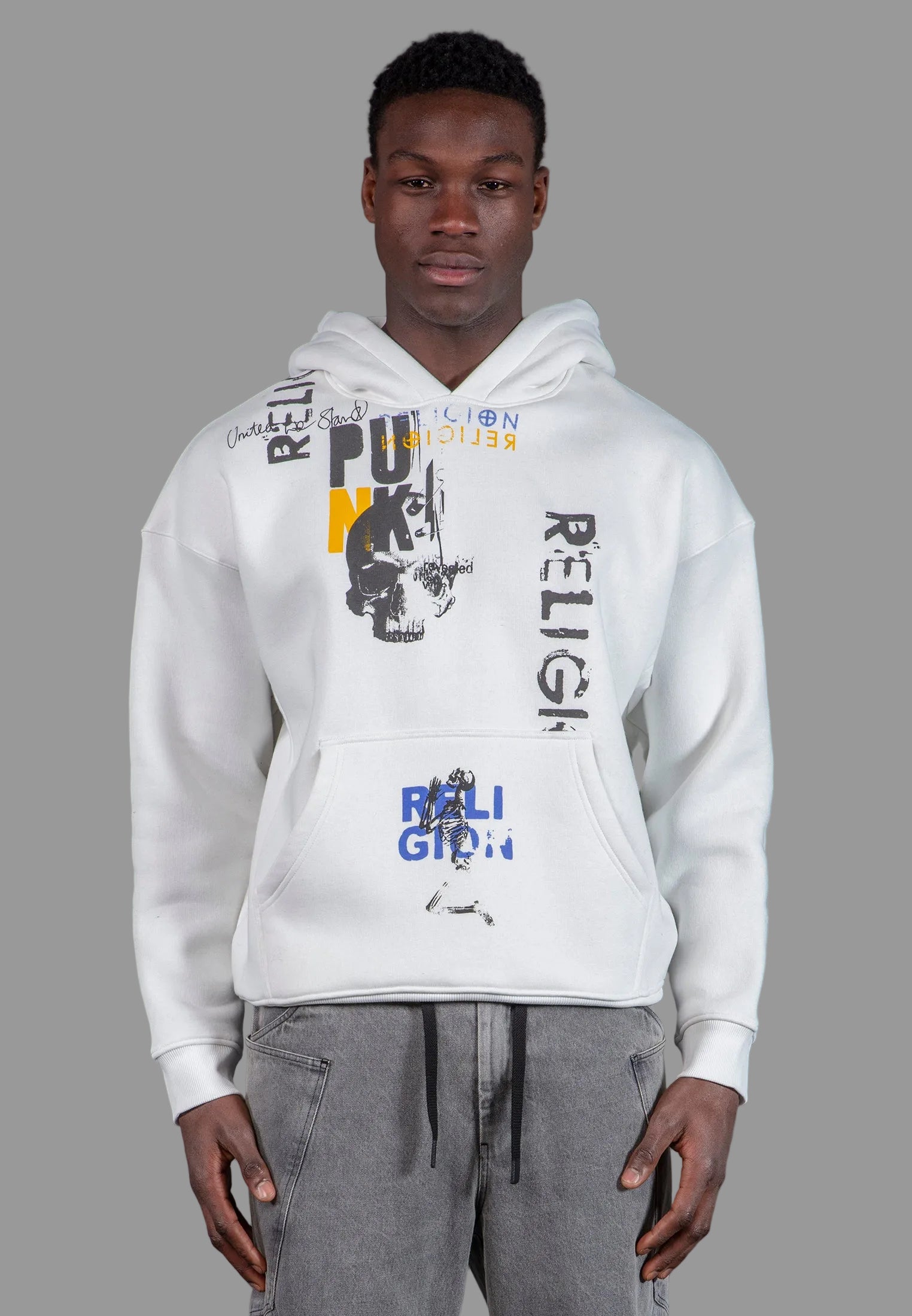 PUNK HOODIE OFF WHITE