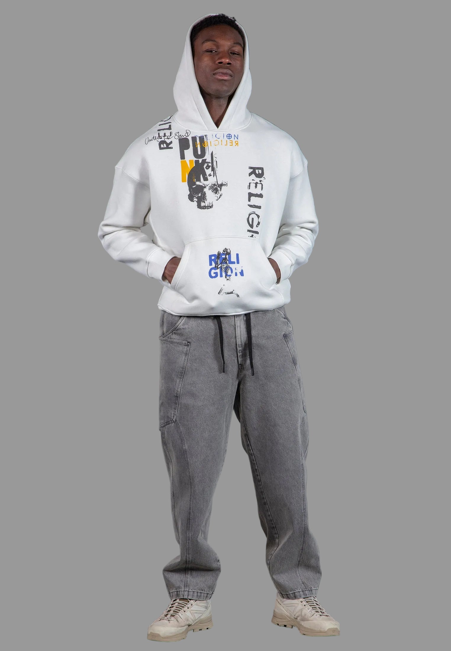 PUNK HOODIE OFF WHITE