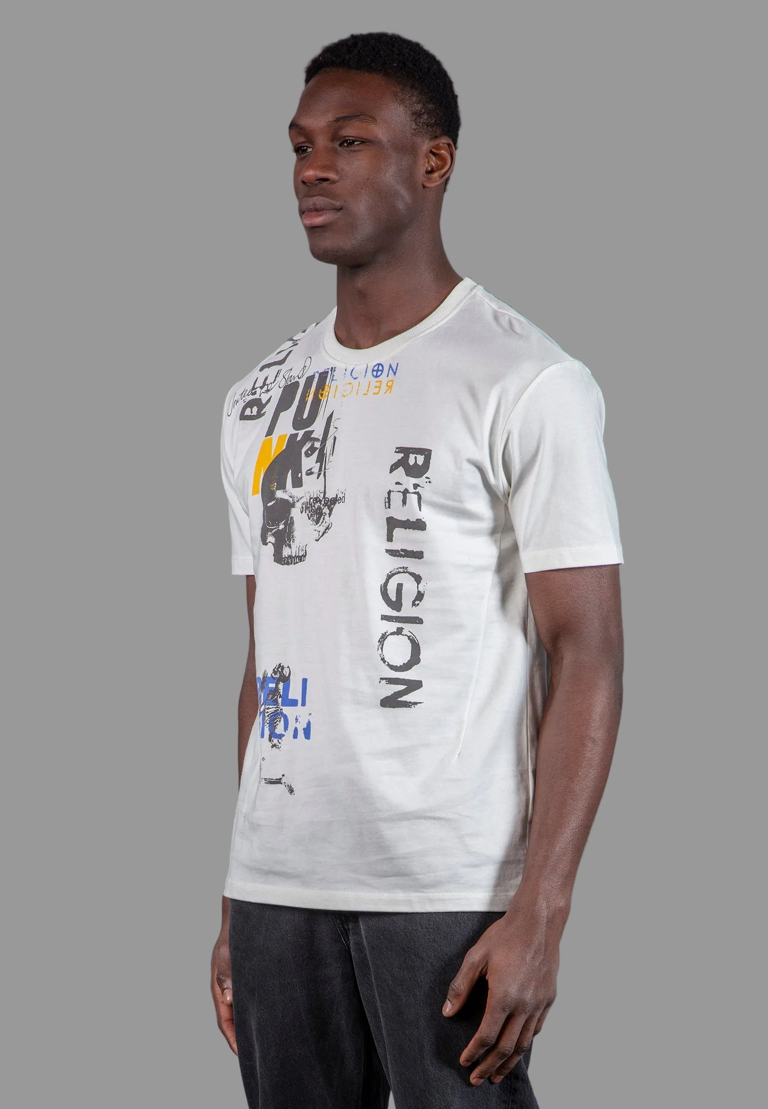 PUNK COLOUR T-SHIRT OFF WHITE