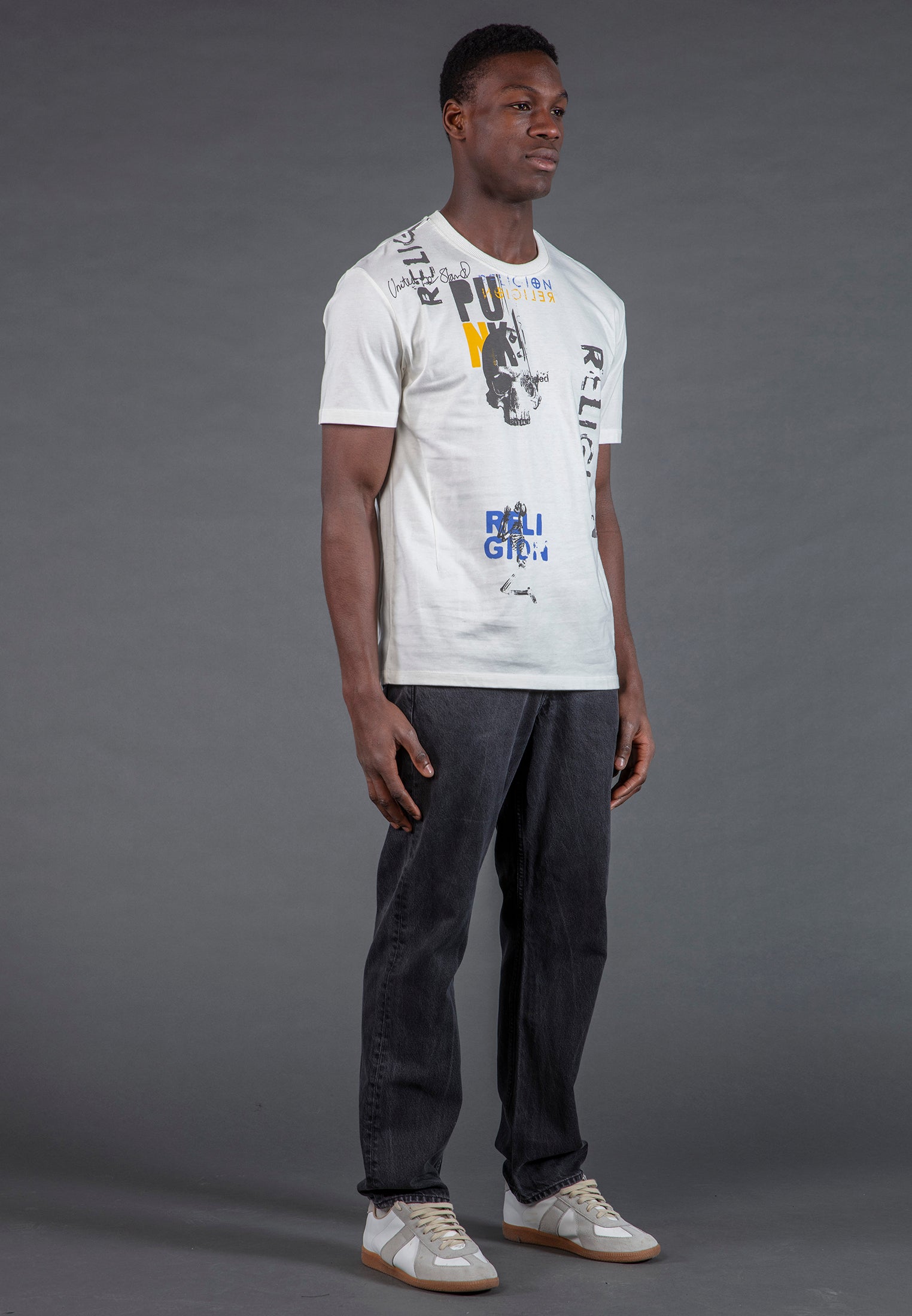 PUNK COLOUR T-SHIRT OFF WHITE