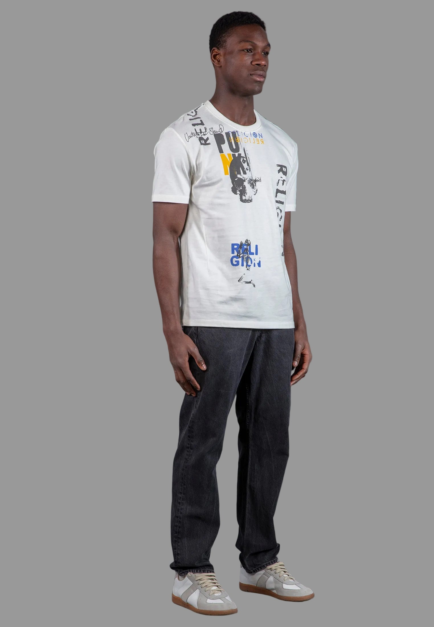 PUNK COLOUR T-SHIRT OFF WHITE