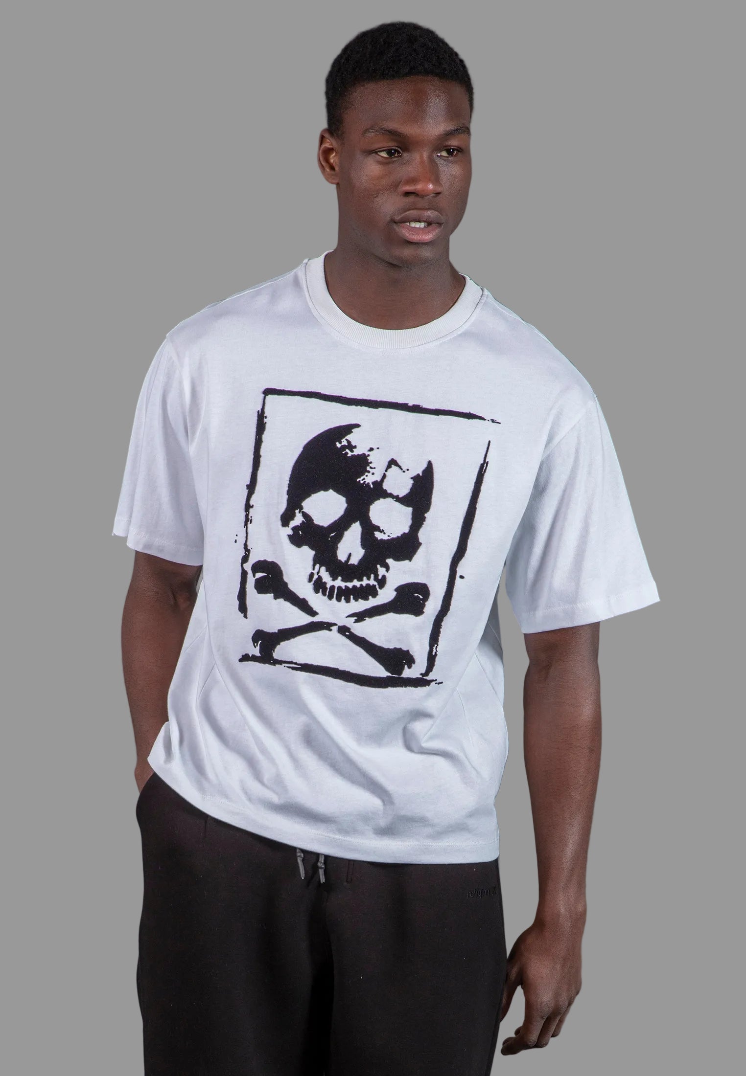 SKULL CROSSBONES T-SHIRT WHITE
