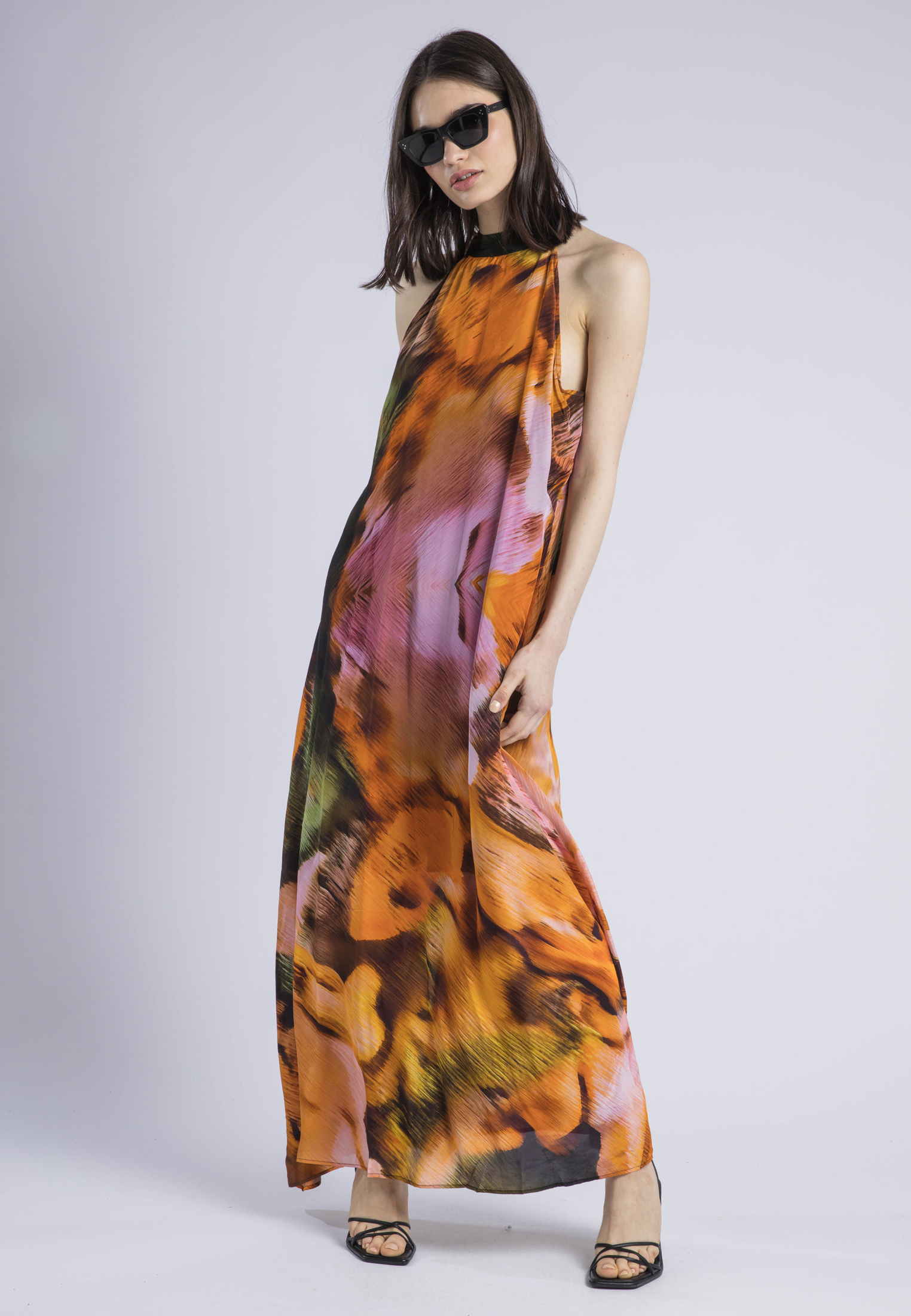GLOW DRESS OBSCURE ORANGE