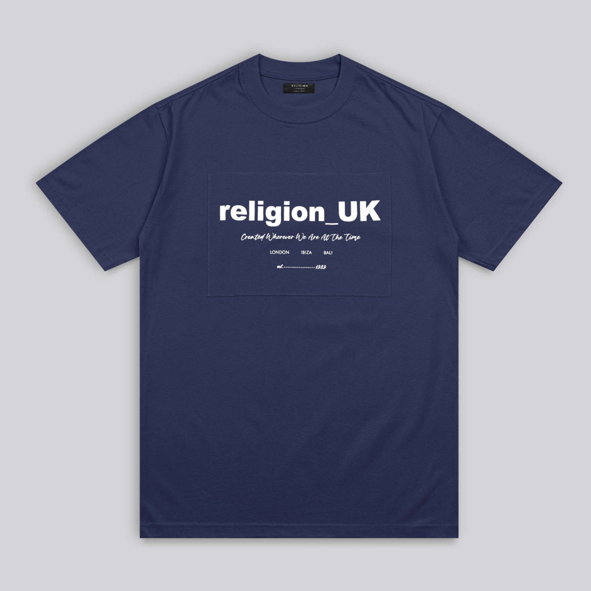 RELIGION UK T-SHIRT DARK NAVY