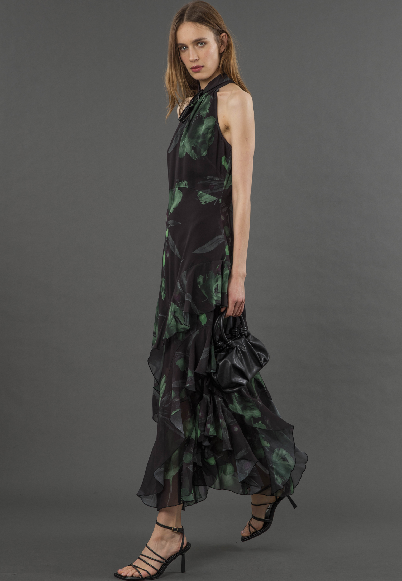 TAYLOR MAXI DRESS PRIME GREEN