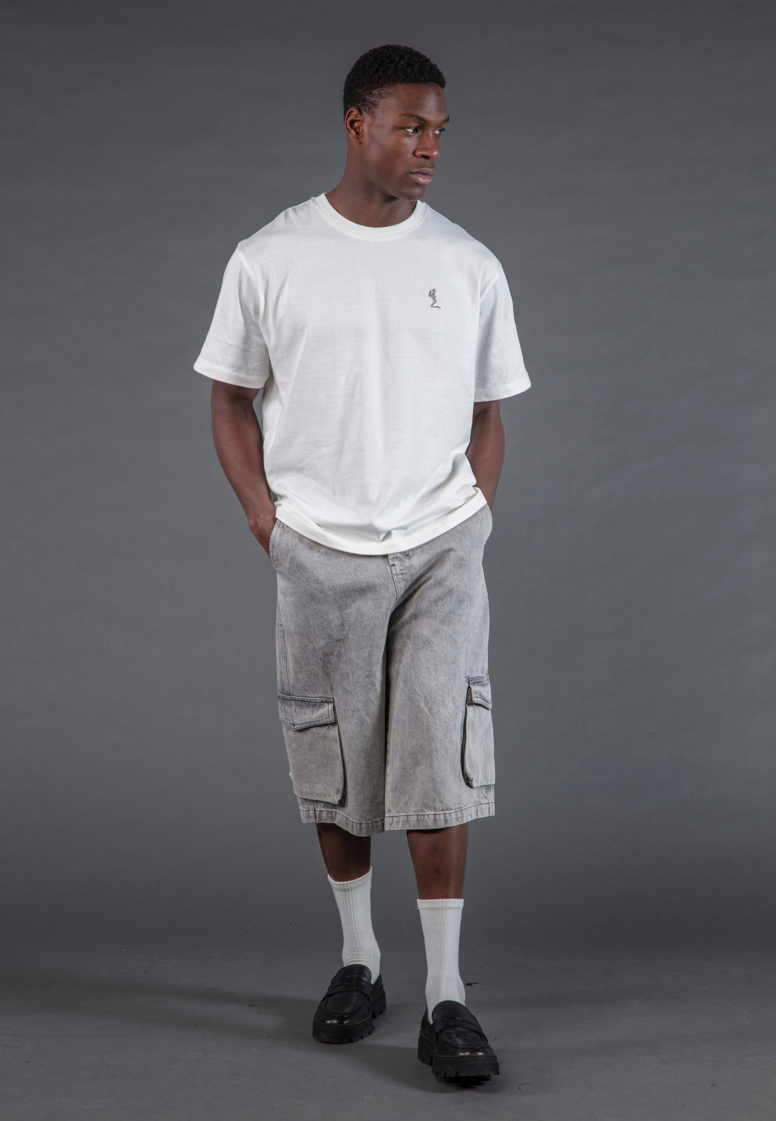 CARGO JORT QUANTUM WASHED CHARCOAL